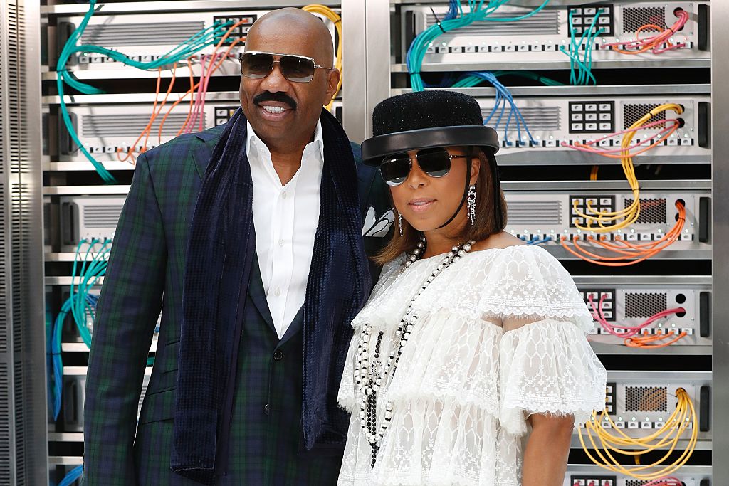 Steve Harvey Allegedly Scared Of His Wife, Claims Radio Co-Host