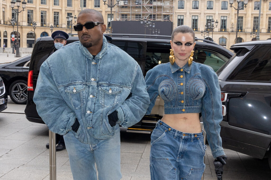 Kanye West Julia Fox Fashion Week