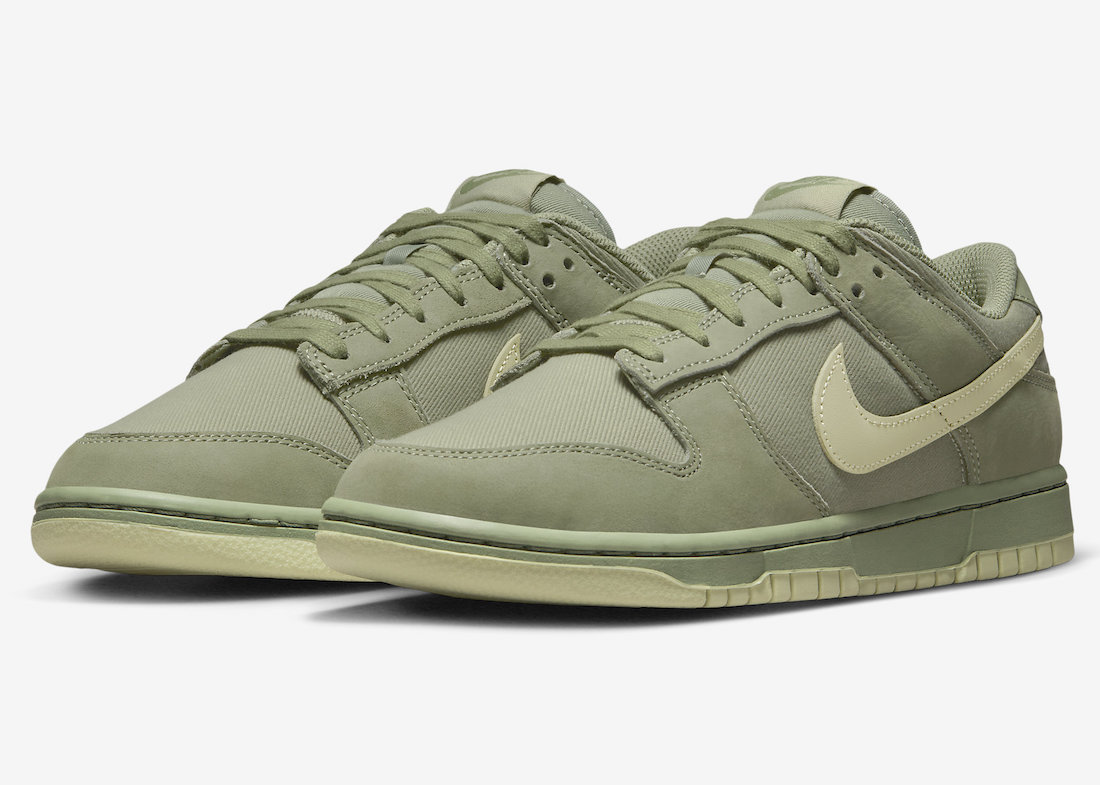 Nike Dunk Low Premium “Oil Green” Official Photos