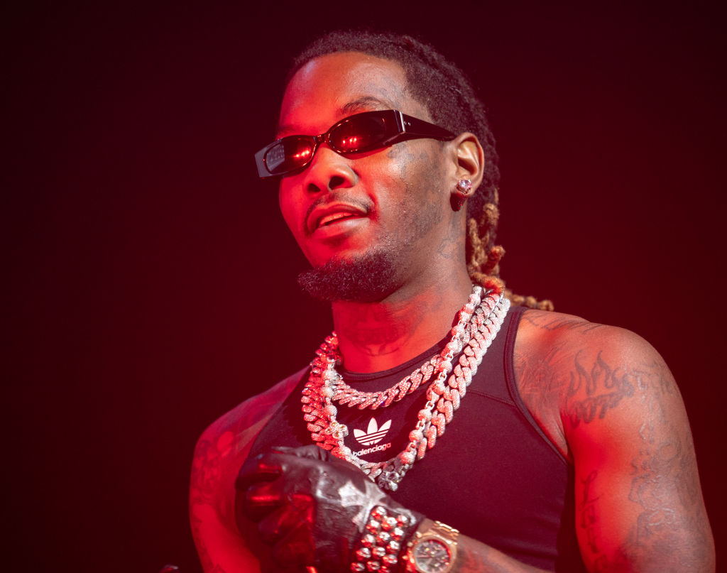 Offset Throws Money Out To Fans At His Pop-Up Shop In New Video