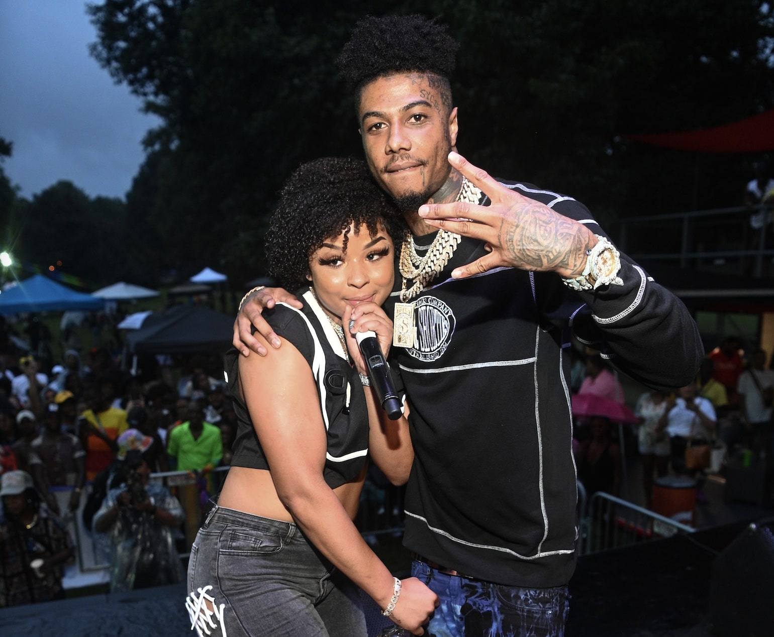Shocking Video! Rapper Blueface And His Girlfriend Chrisean Rock