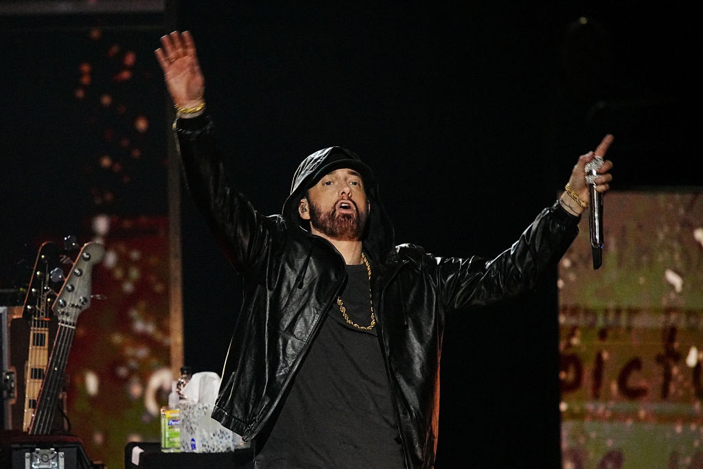 Eminem makes rare appearance at Detroit Lions game with daughter Hailie Jade