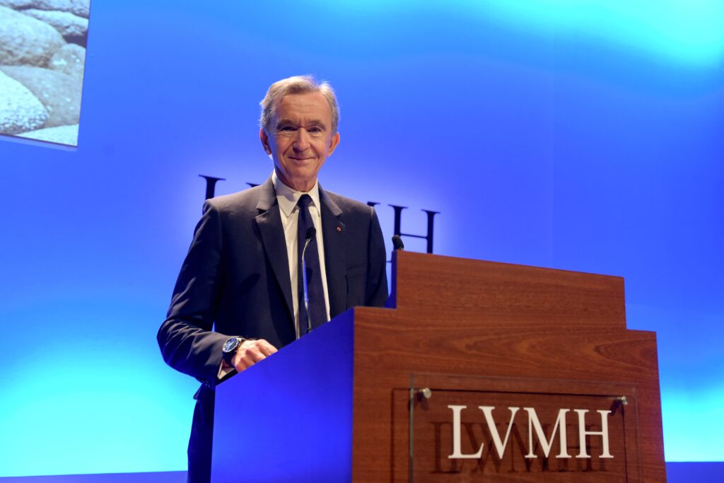 Bernard Arnault - Net Worth $28.8 bn, Gained $8.1 bn, What he does