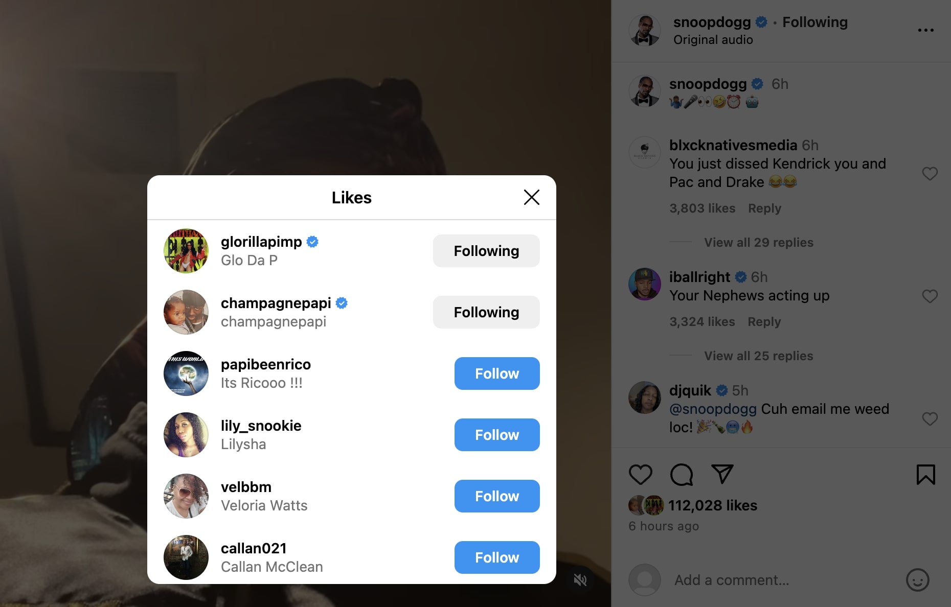 Drake Kendrick Lamar Diss AI Snoop Dogg Response Reaction Hip Hop News