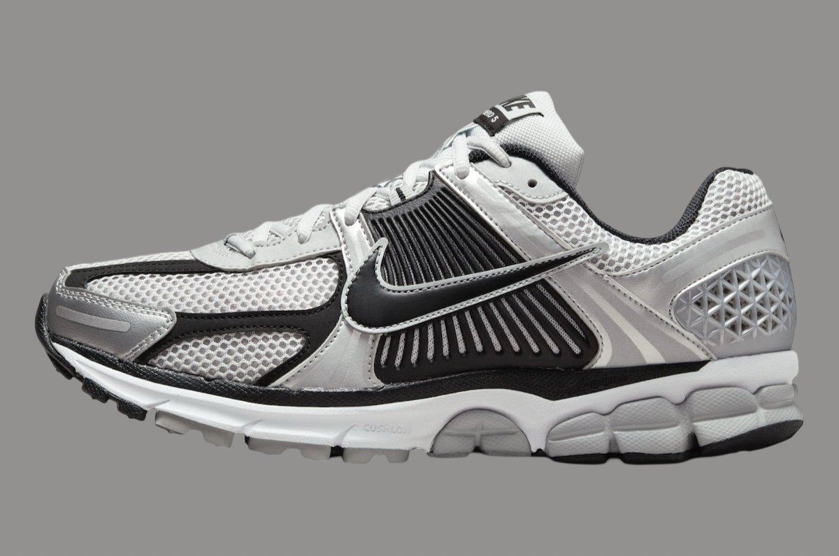 Metallic Silver/Black