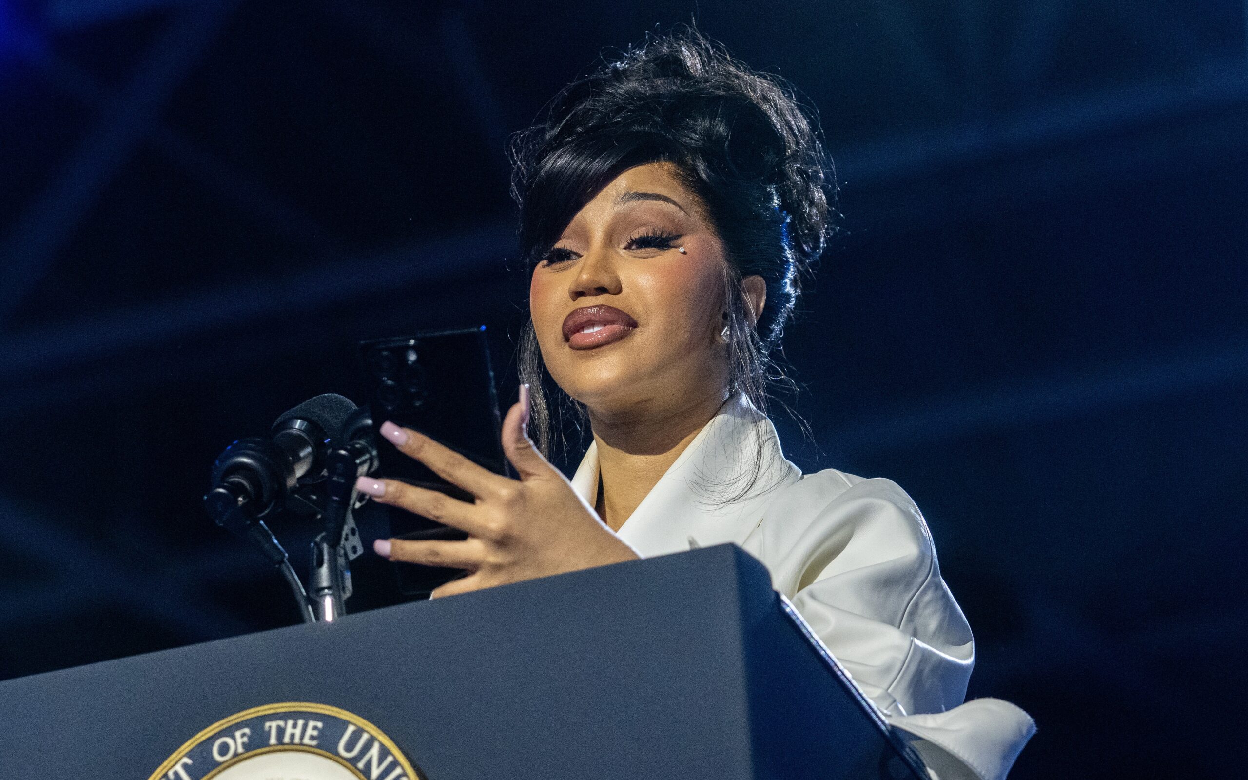 Cardi B Backtracks After Blaming Some States’ Hurricanes On Donald Trump Support