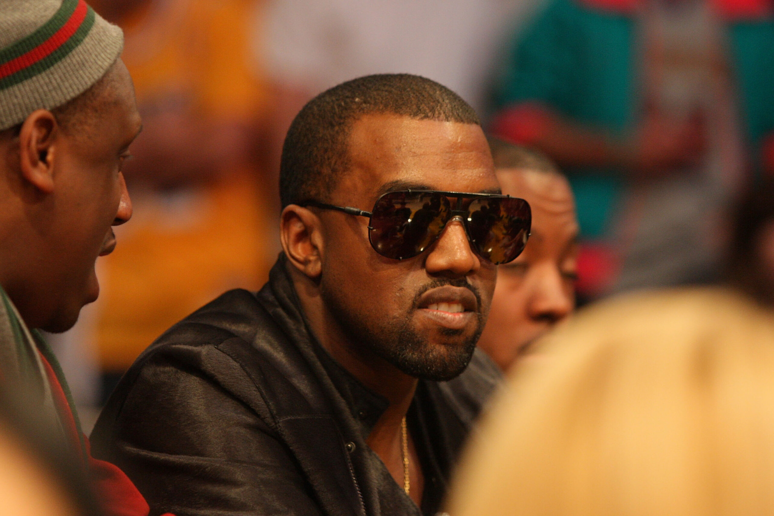 Ye at NBA game