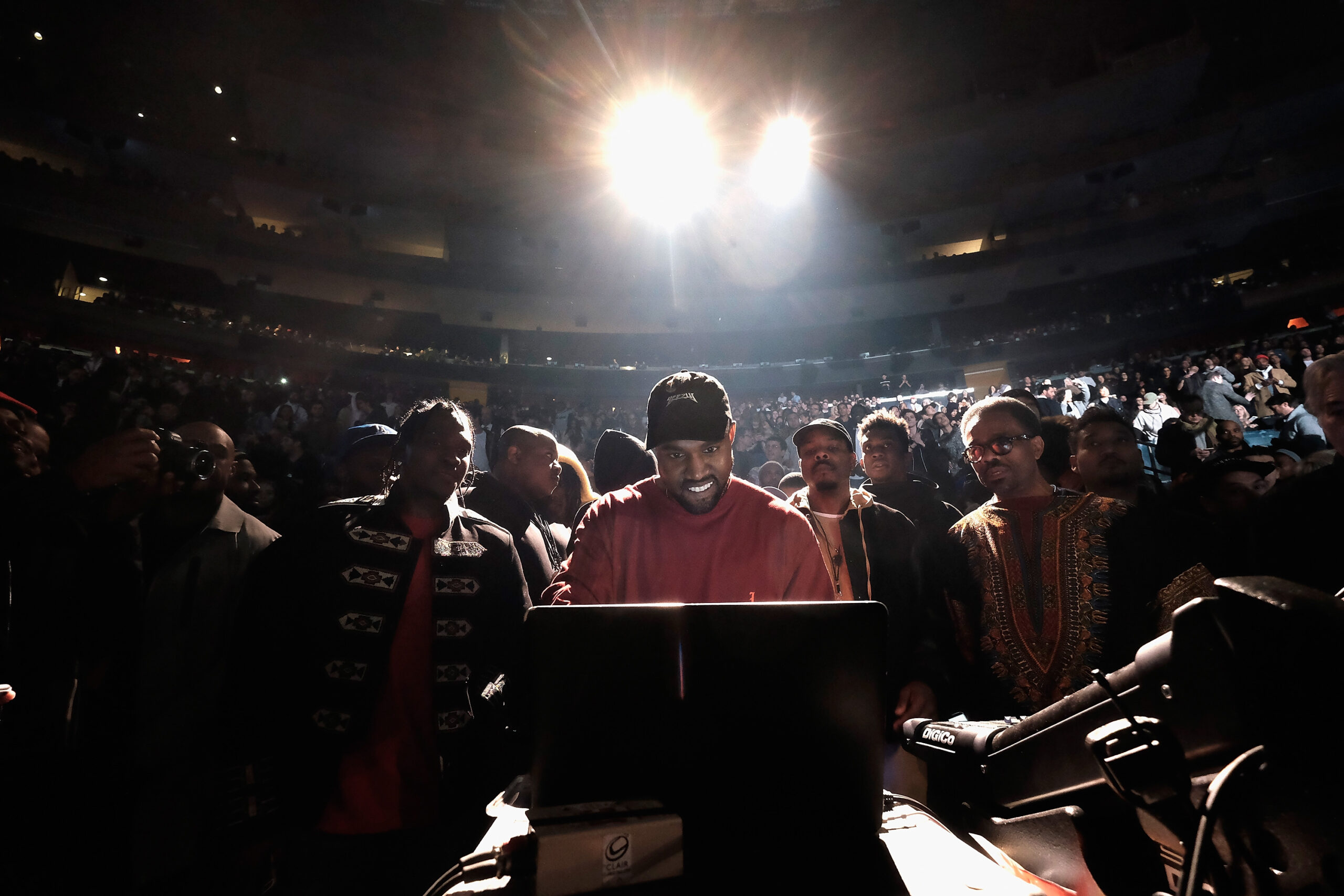 Kanye West at The Life Of Pablo listening session