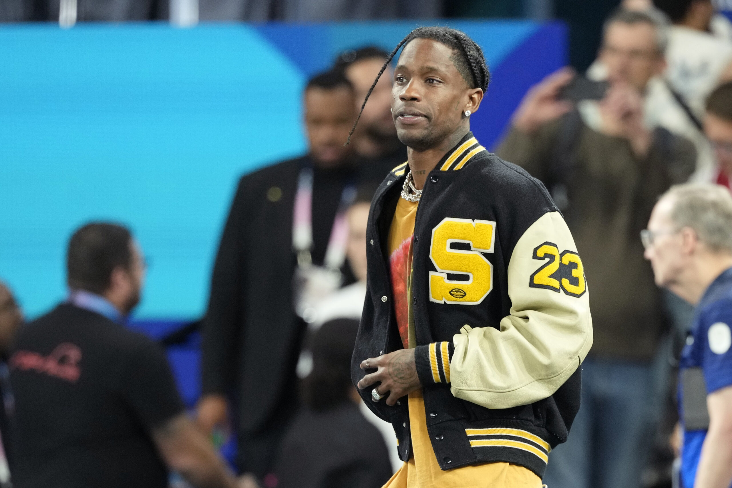 Travis Scott & Tyla Music Video Shoot In London Reportedly Threatened By Man With A Knife