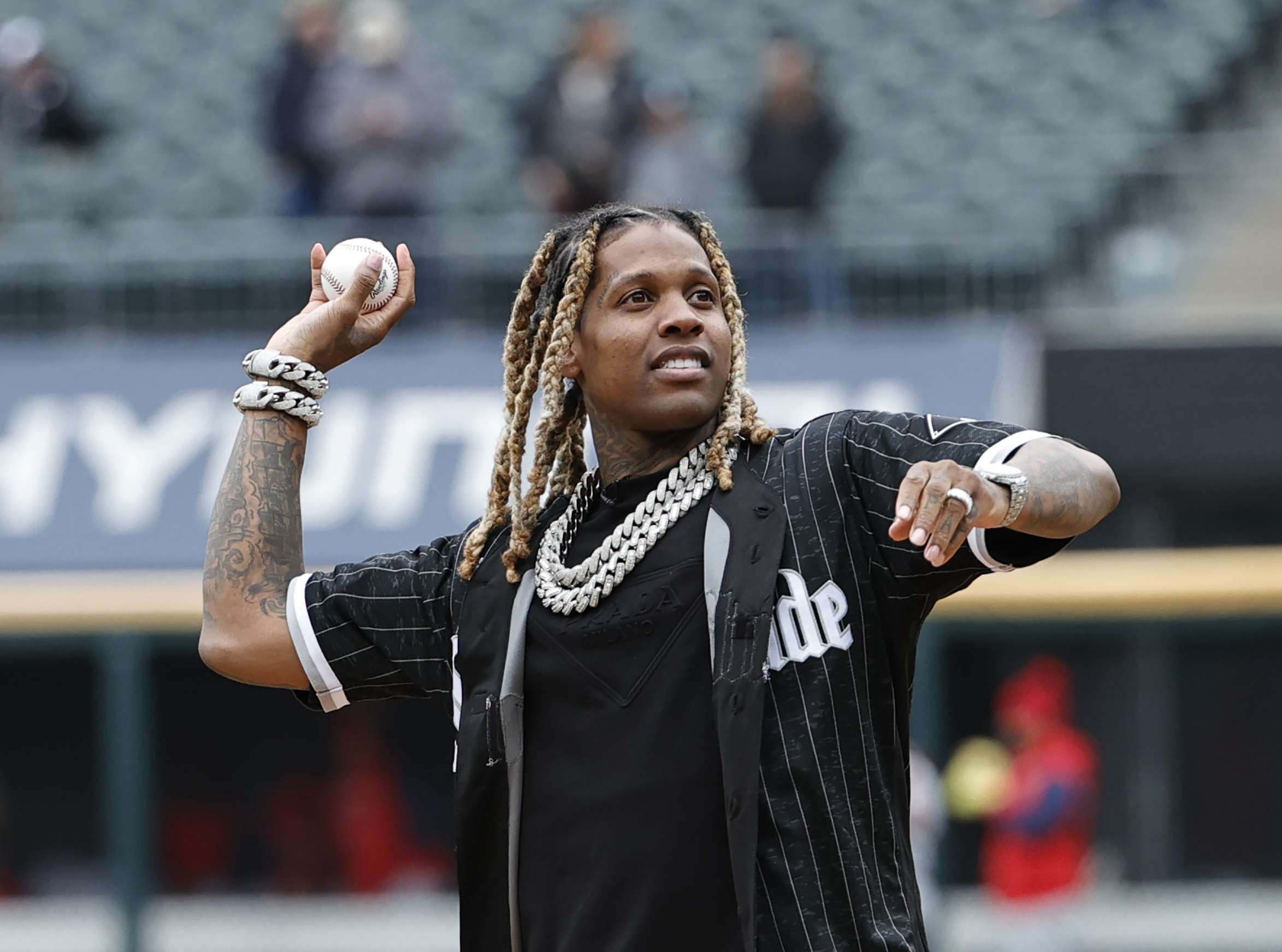 Lil Durk at Guaranteed Rate Field