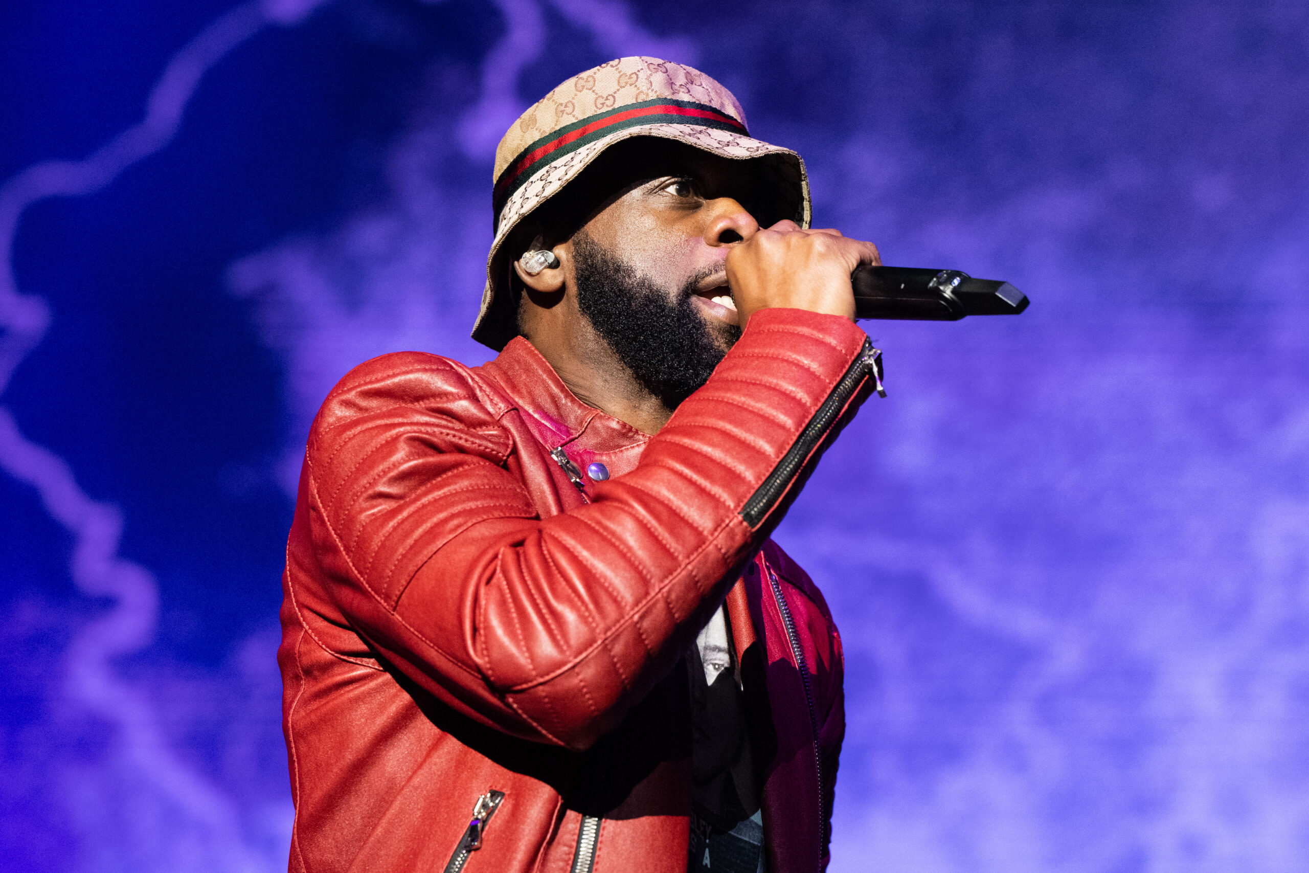 Pras performing with the Fugees in Los Angeles in 2023.