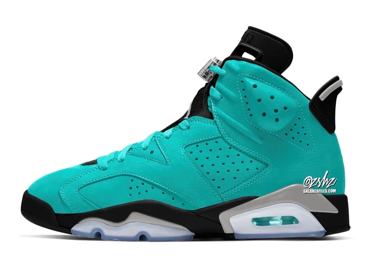 jordan 6 light aqua