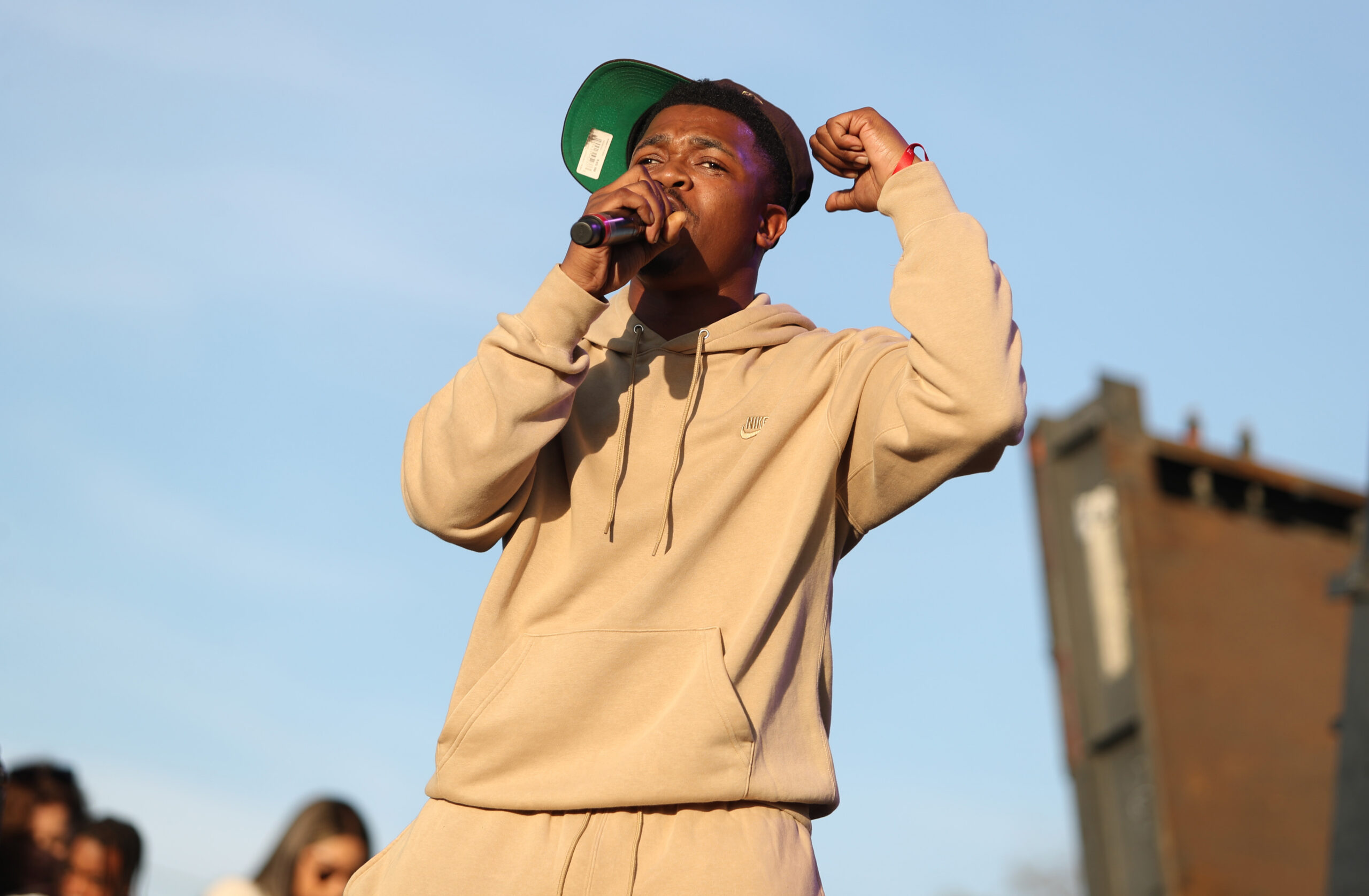 Trap Dickey performing at TDE Christmas Concert in 2025