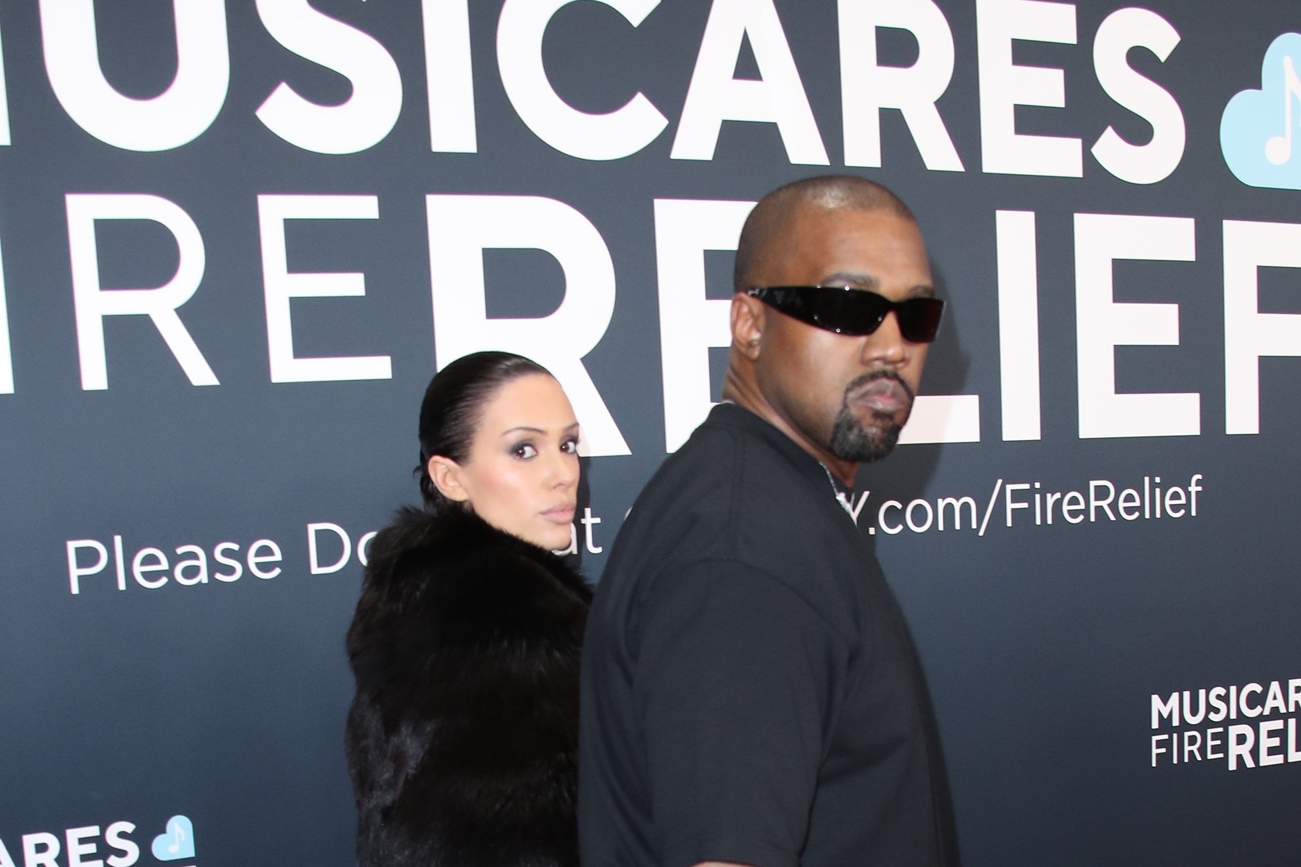 Bianca Censori and Kanye West at the 67th Annual Grammy Awards