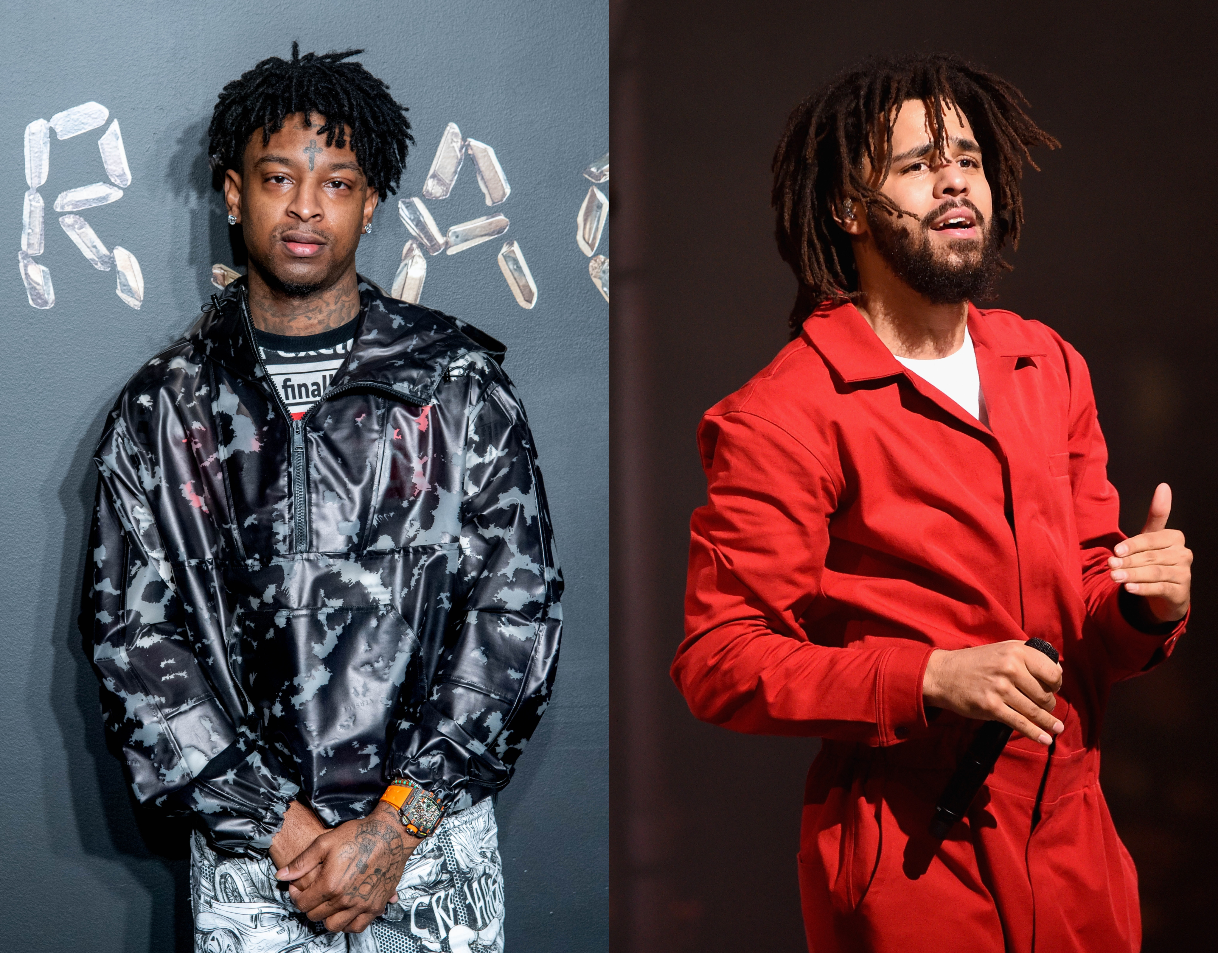 21 Savage Almost Falls Flat On His Face During J. Cole Concert