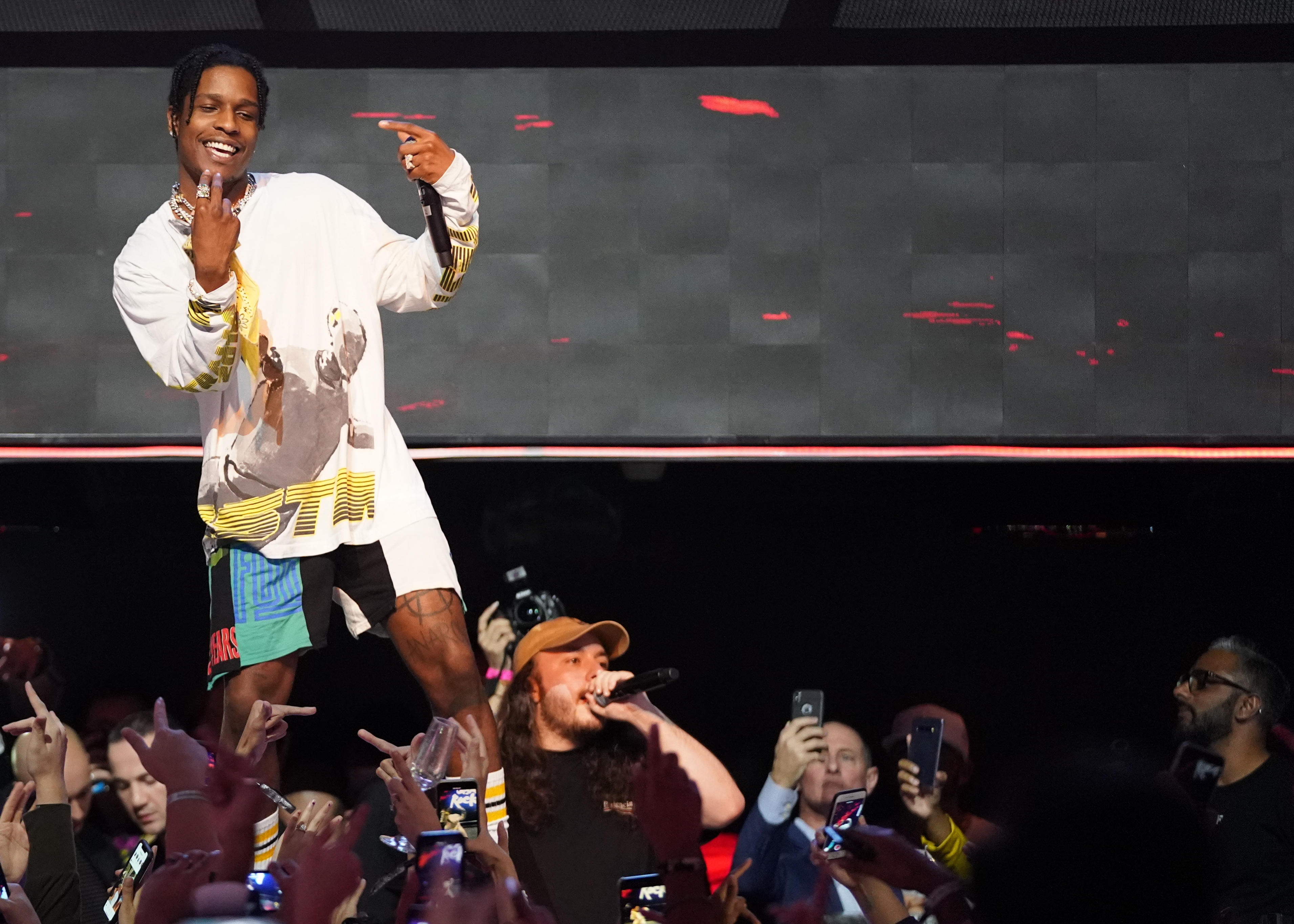 CU-ENT #RAWSKILLZ on X: ASAP Rocky Steals The Gucci Show With His Stuffed  Animal Inspired Pants   / X