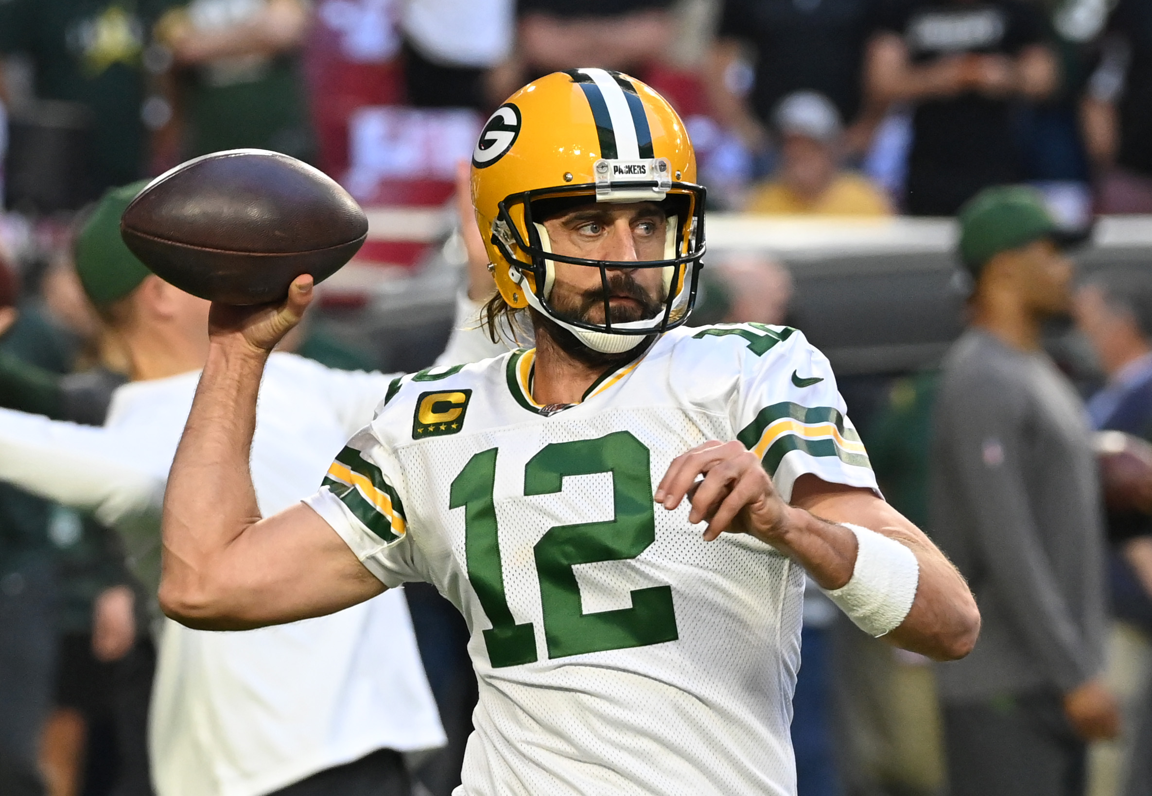 Aaron Rodgers long hair was for John Wick Halloween costume.