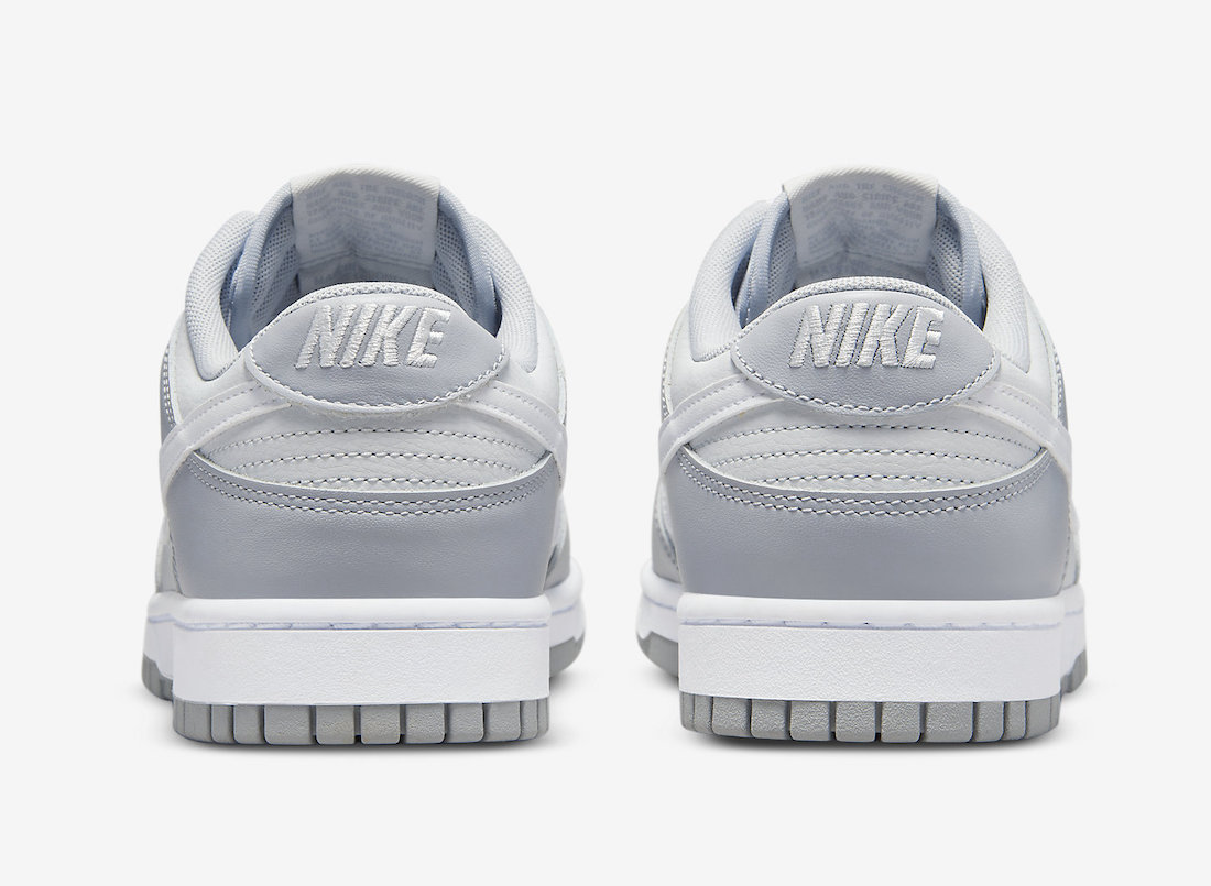 Nike Dunk Low Dropping Soon In Grey & White Colorway: Photos