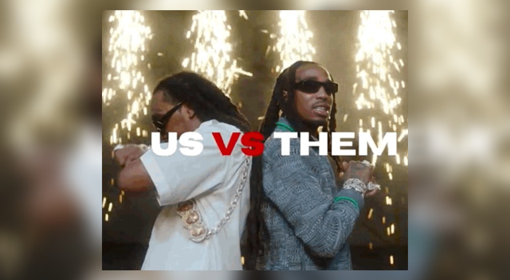 Quavo and Takeoff Take the Field With Gucci Mane on 'Us Vs. Them