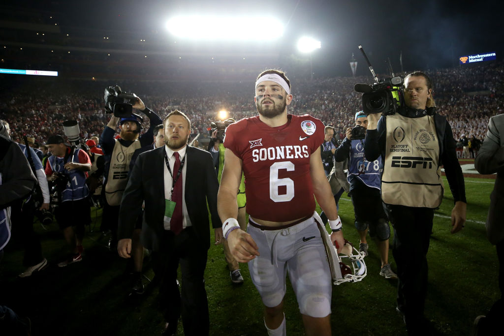 Baker Mayfield did so much trolling during Oklahoma-Georgia: Hot