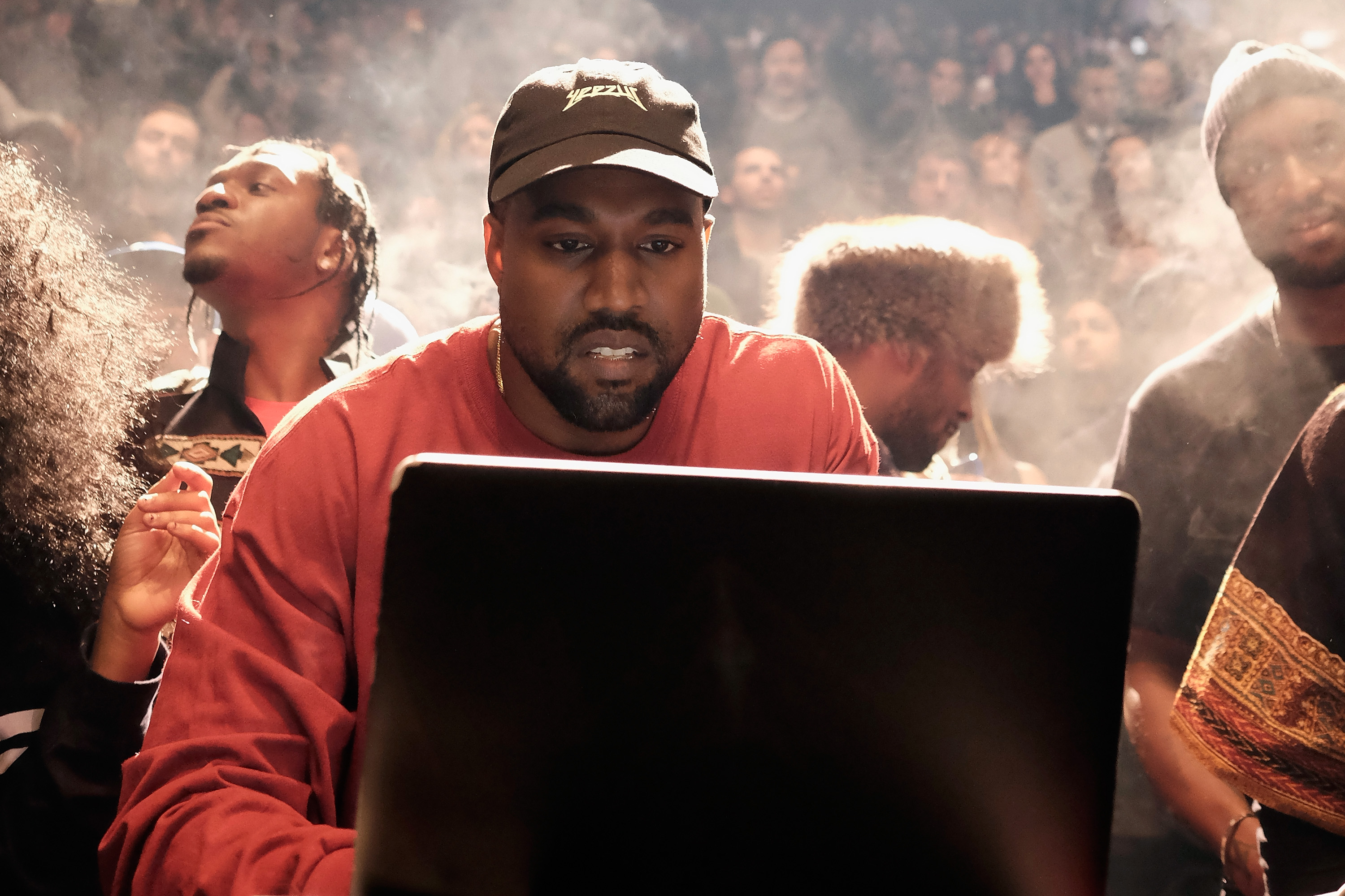 Kanye West Hits Studio With Moneybagg Yo & The Game