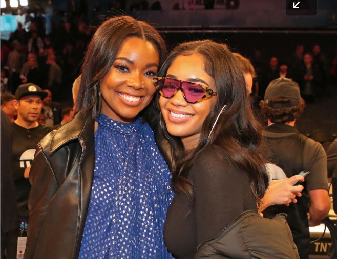 Gabrielle Union & Her Cousin Saweetie Sport Matching "Bring It On" Costumes