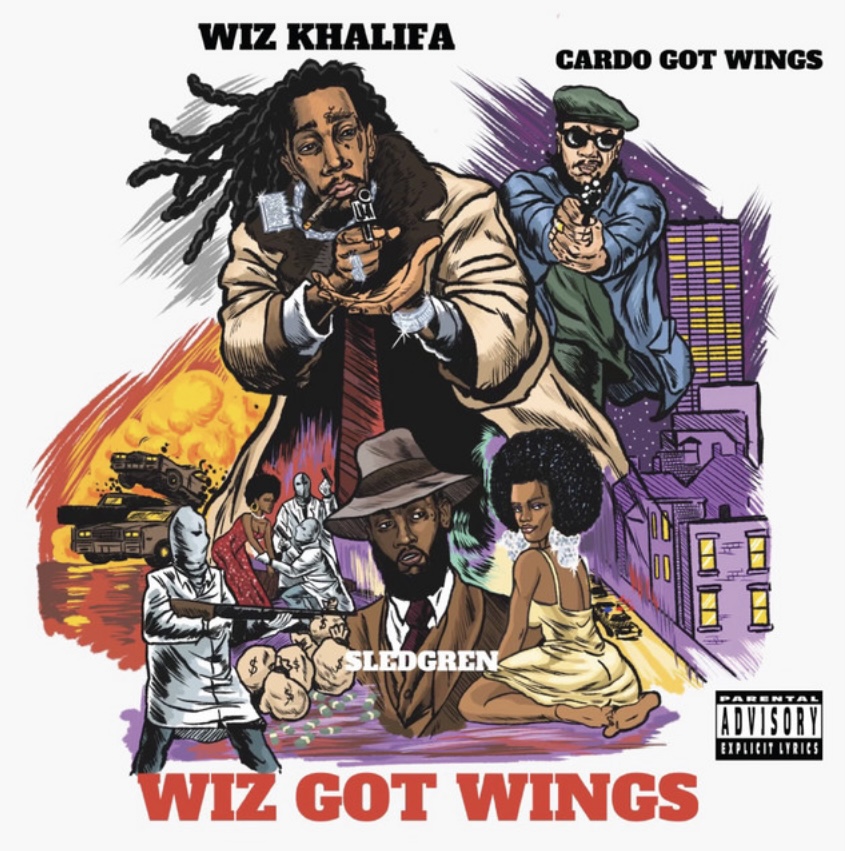 Wiz Khalifa, Cardo & Sledgren Share Surprise 14-Track Project, “Wiz Got Wings”