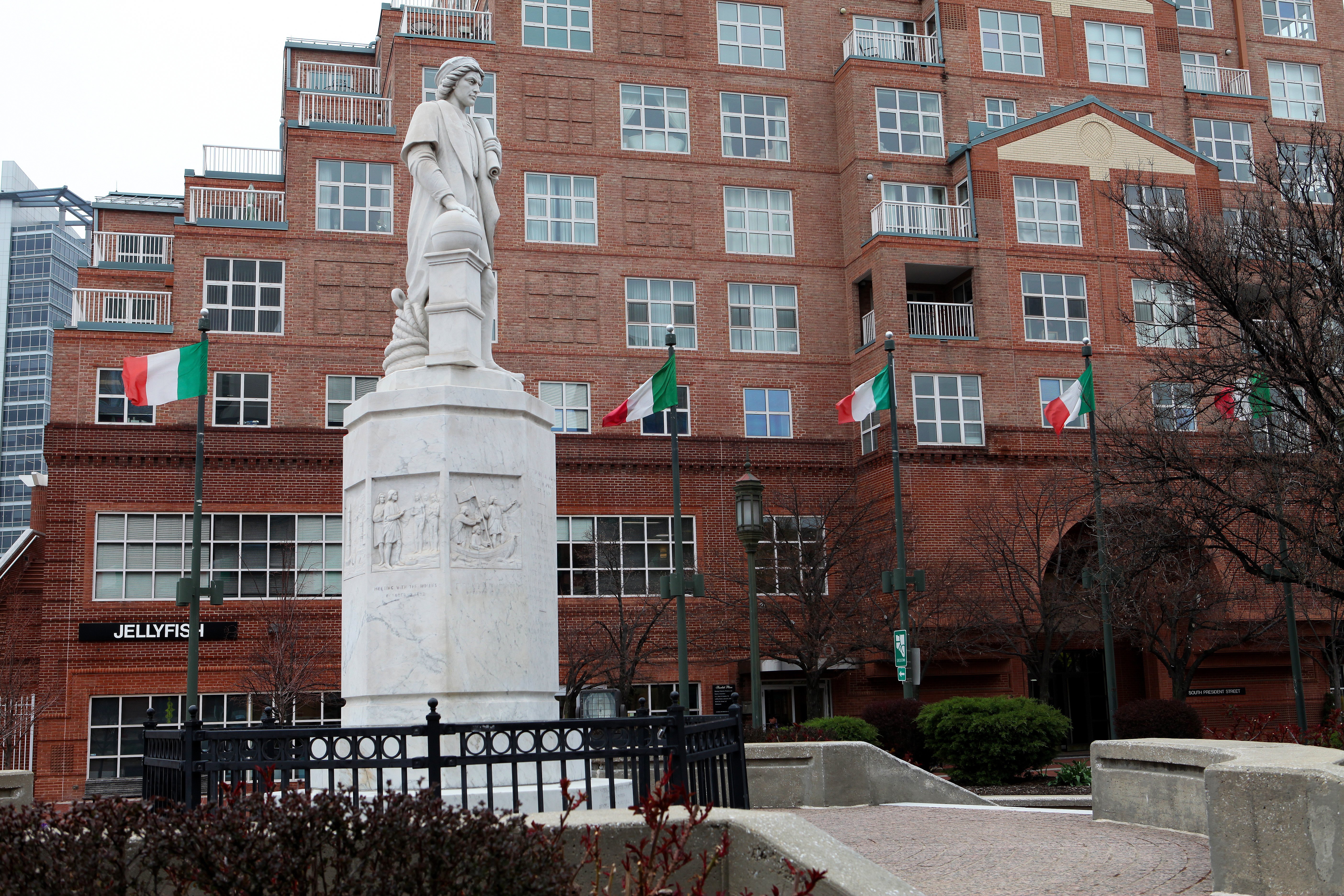 Christopher Columbus Statue Torn Down By Baltimore Protesters