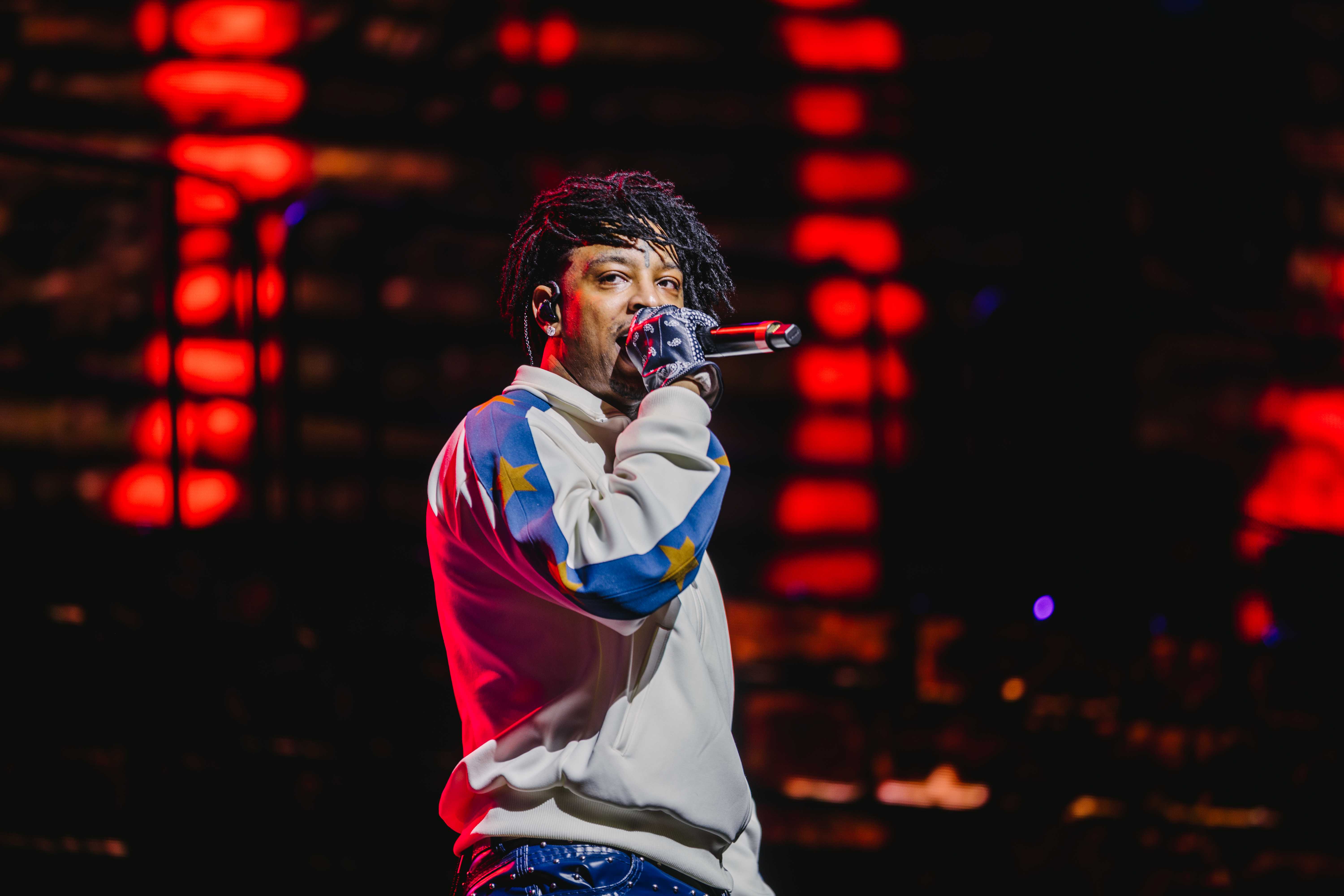 Rapper 21 Savage performs onstage during Lil Baby & Friends