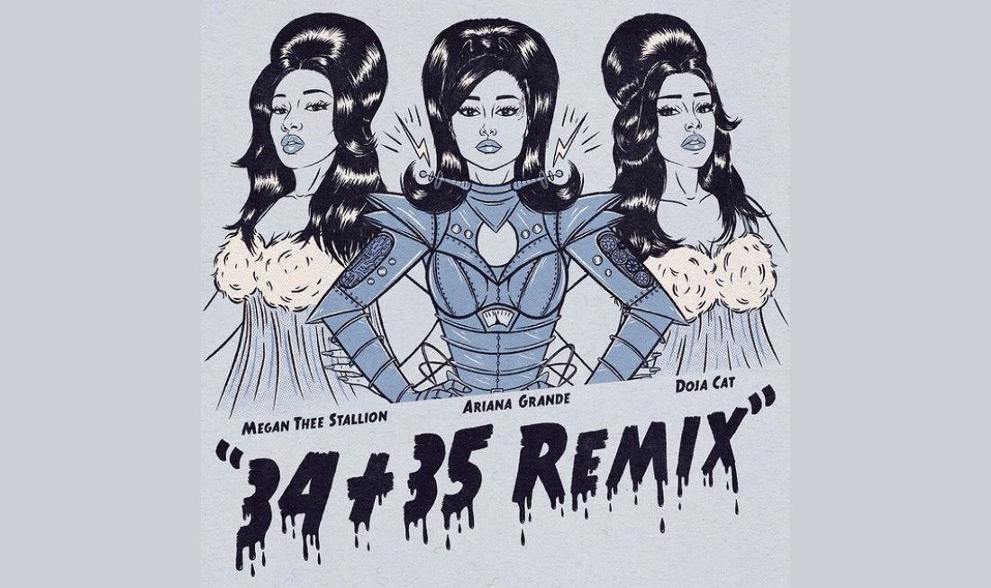 Ariana Grande, Megan Thee Stallion, & Doja Cat Are A Triple Threat On “34+35 (Remix)