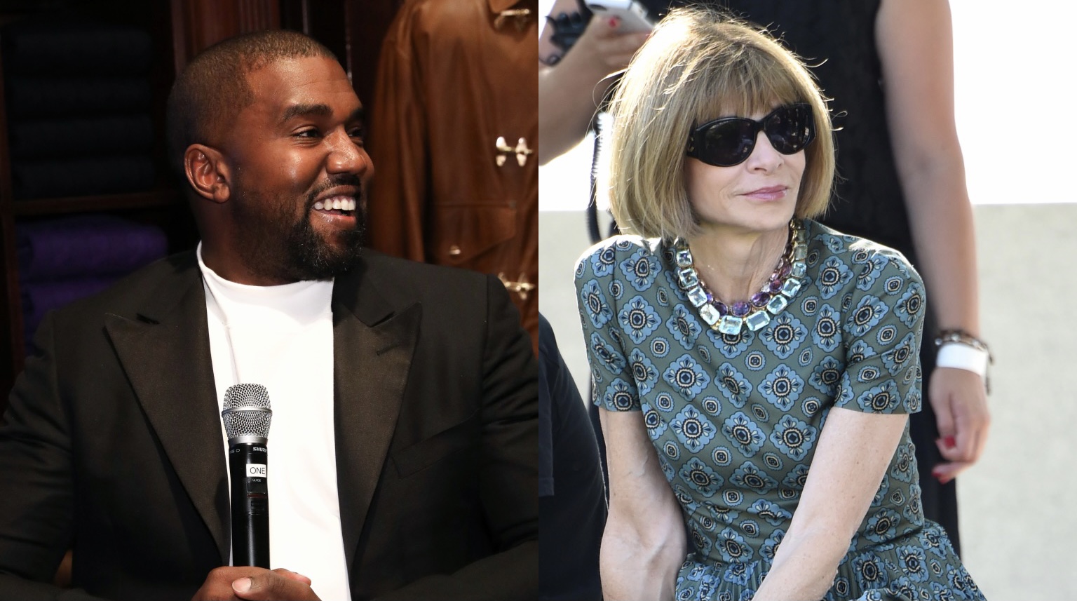 Kanye West & Anna Wintour Seen Grabbing Lunch Together In New York City