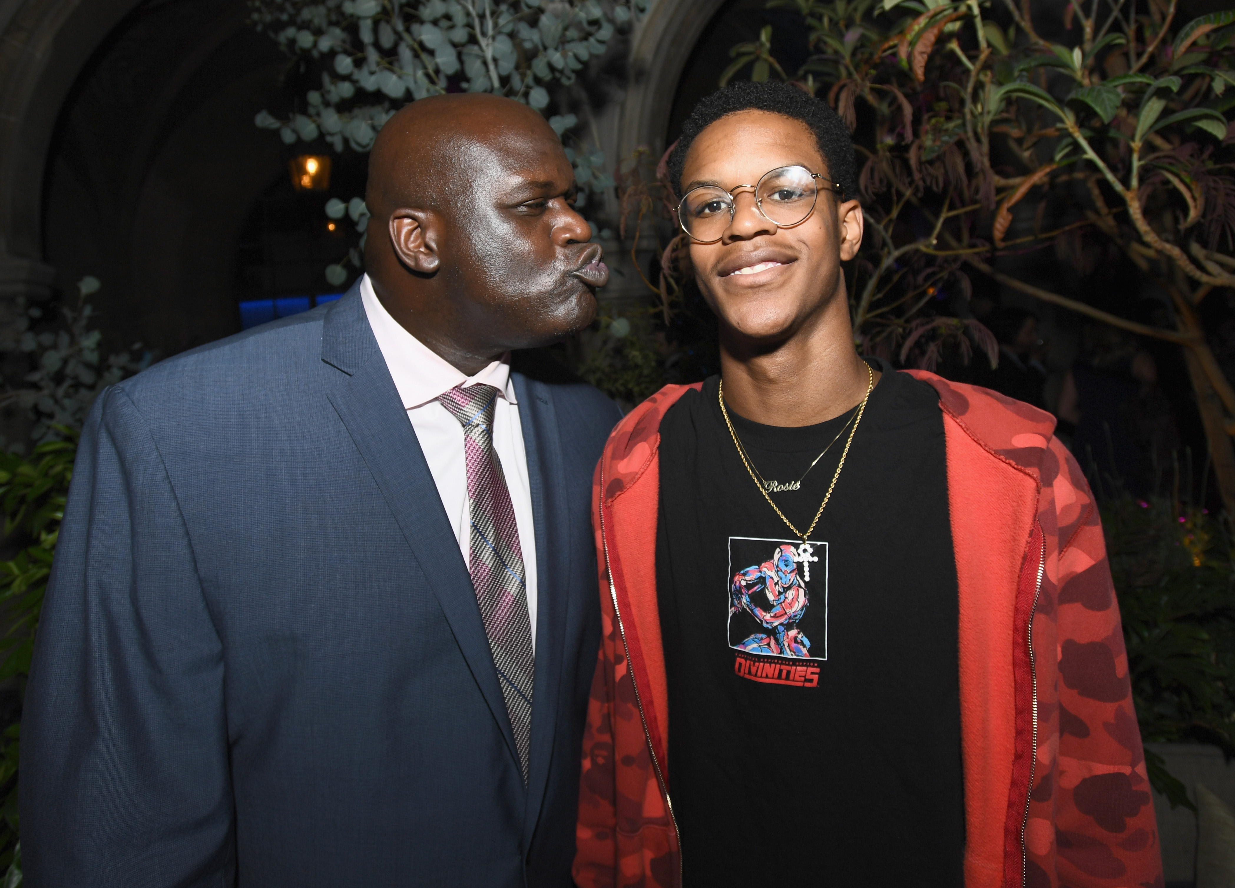 Shareef O'Neal & Dad Shaq Bumped Heads About His Pre-Draft