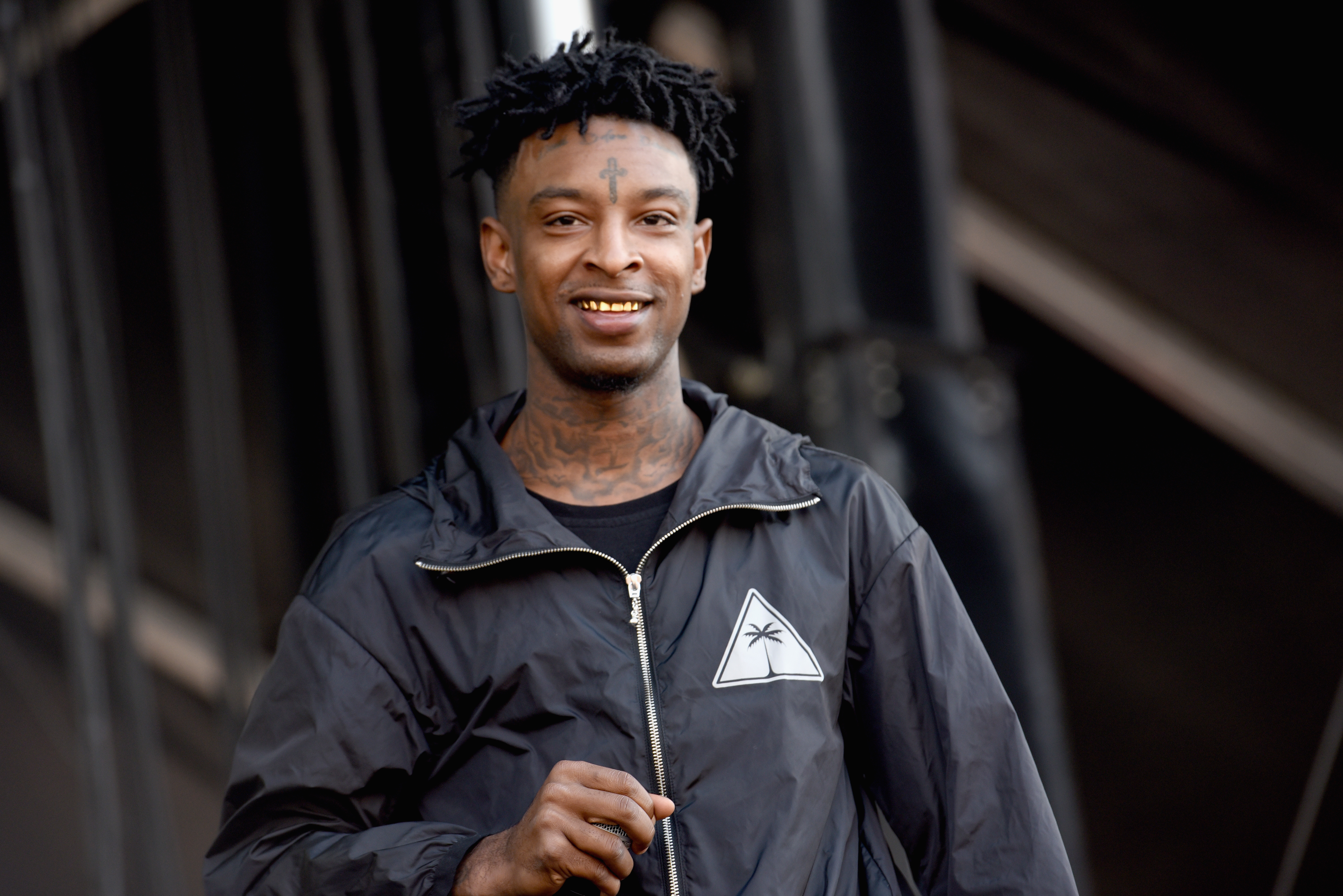 21 Savage and Amber Rose at Rolling Loud Festival