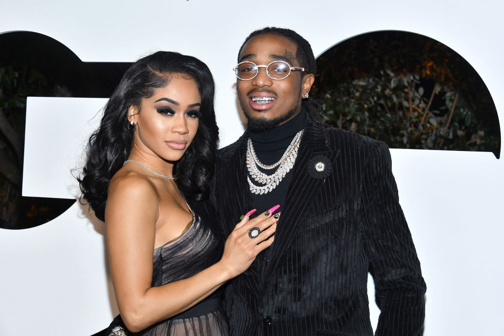 Quavo & Saweetie Get Into A Physical Fight In Elevator Video