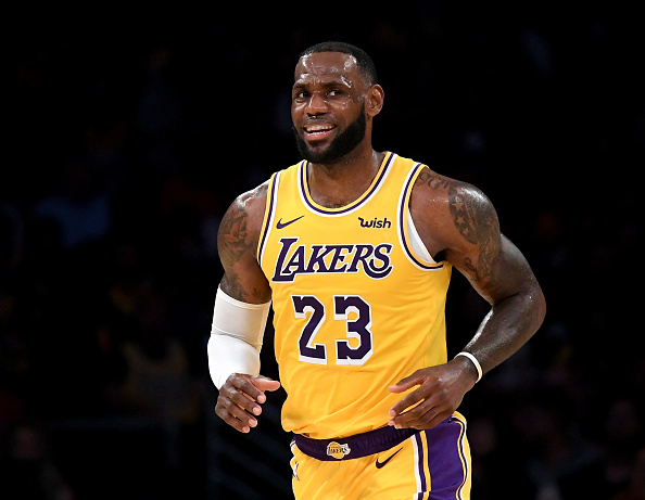 Beijing, USA. 27th Sep, 2019. Lebron James of Los Angeles Lakers poses for  a picture during media day in Los Angeles, the United States, Sept. 27, 2019.  The 36-year-old James led the
