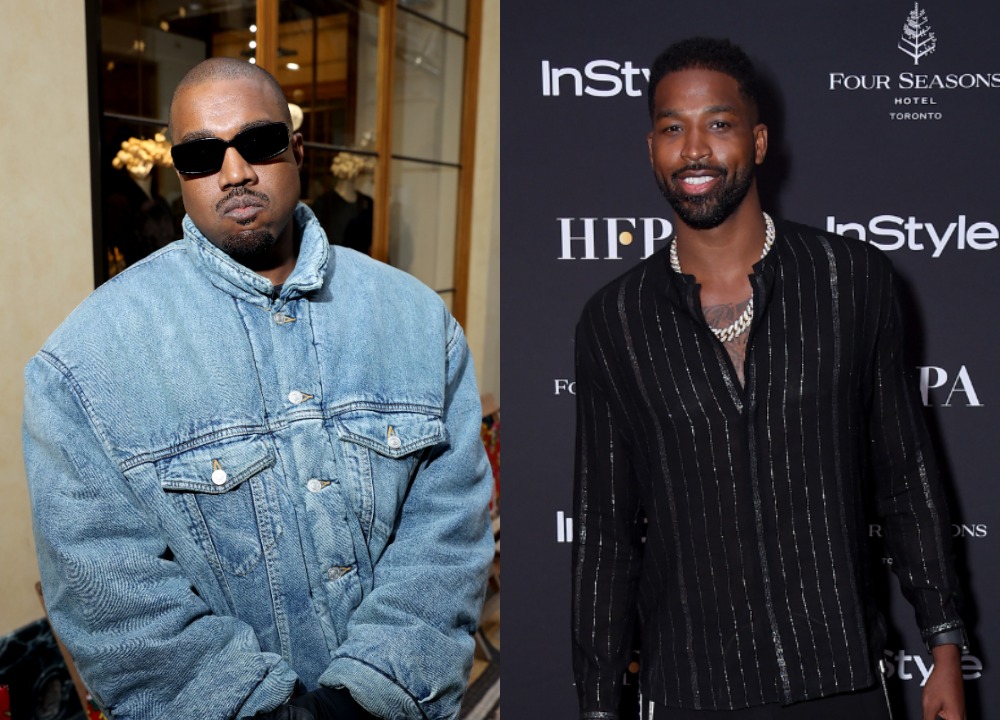 Kanye West & Tristan Thompson Grab Dinner Together In Miami