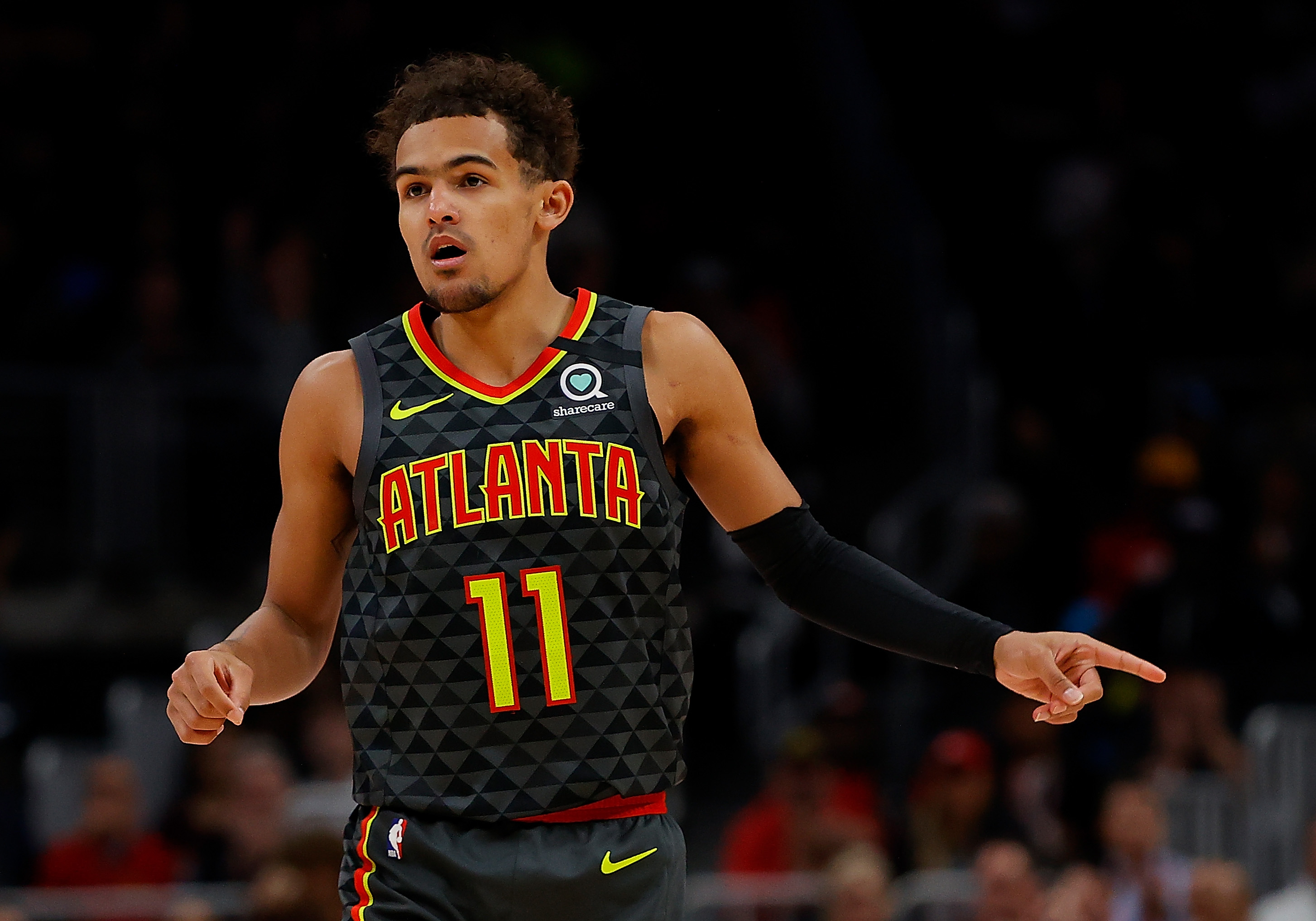 Trae Young Hilariously Re-Enacts 3-Point Contest With His Laundry
