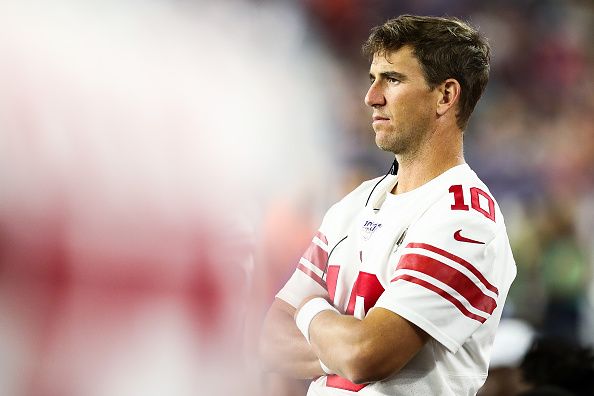 NY Giants bench Eli Manning; rookie Daniel Jones will start as QB