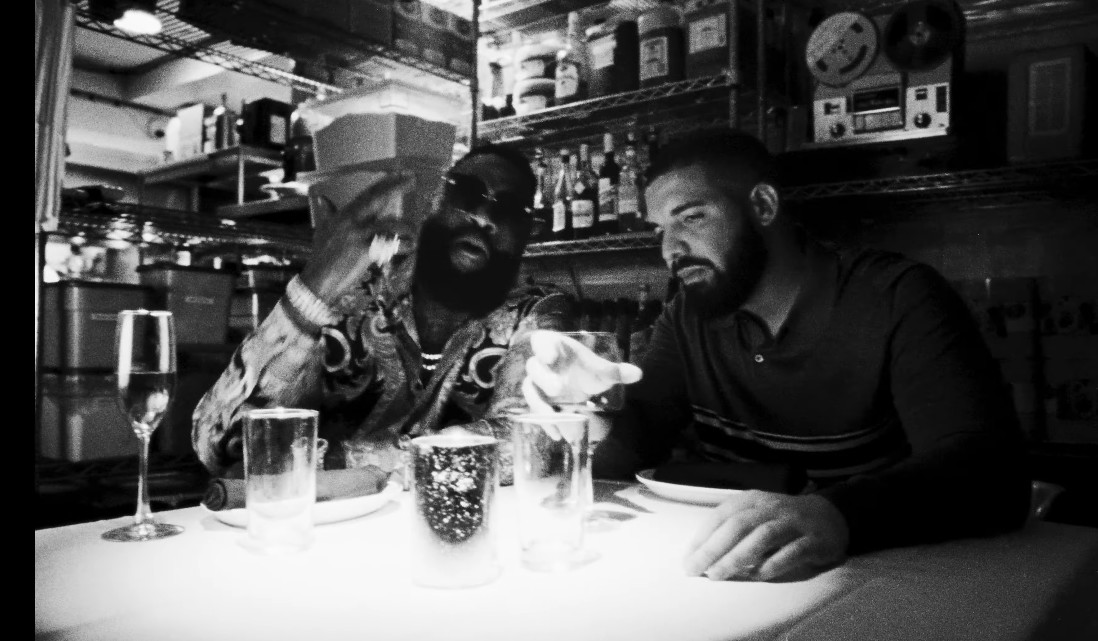 Drake & Rick Ross Mob Out Together In 