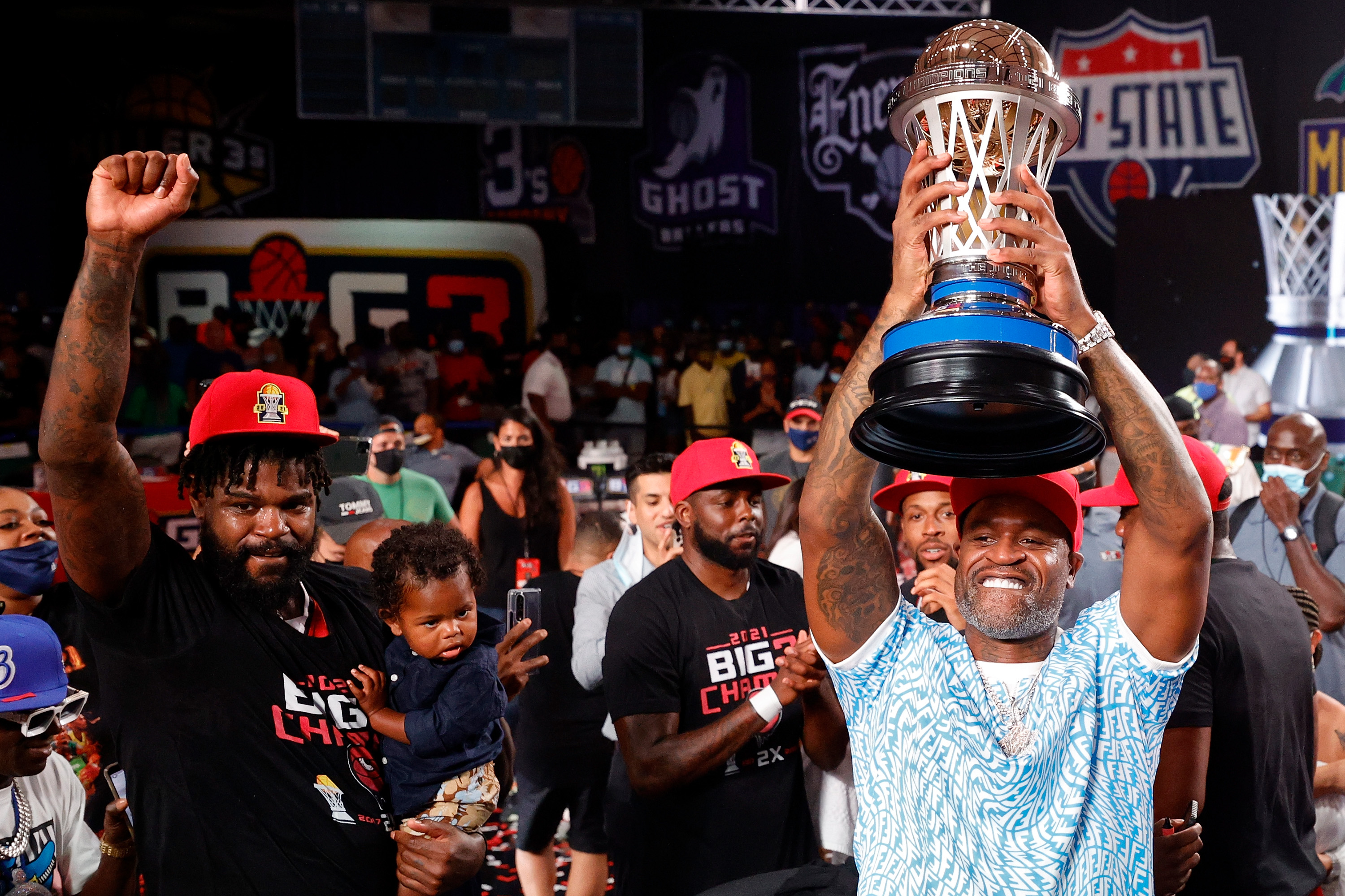 Stephen Jackson Reacts After Trilogy Win BIG3 Title In Epic Fashion