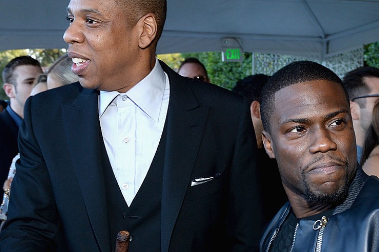 Kevin Hart Gives Jay Z His Flowers Kevin Hart Gives Jay Z His Flowers