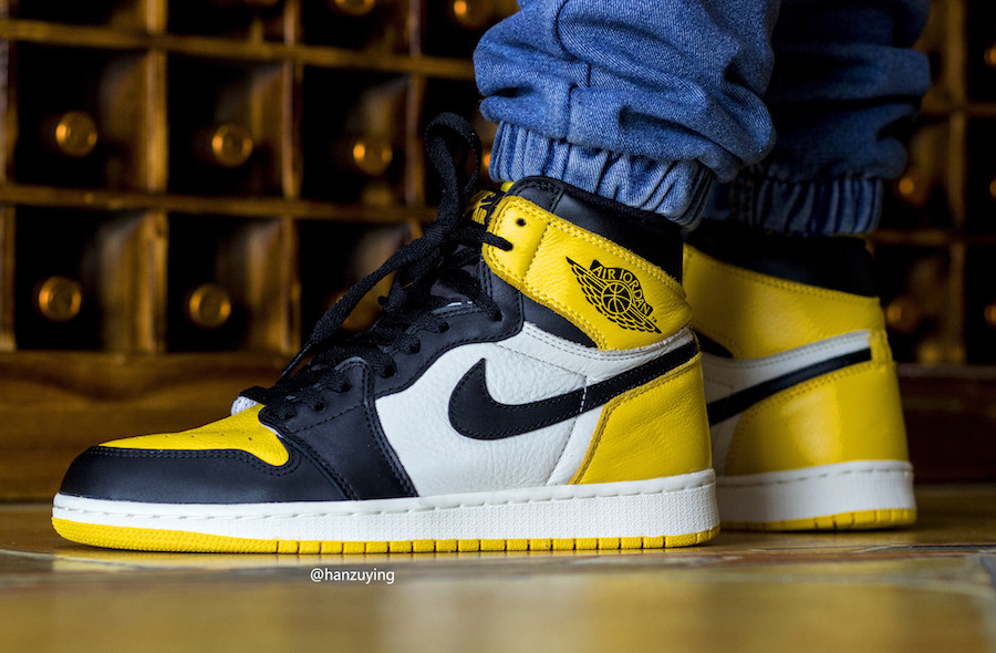 Air Jordan 1 Retro High OG Yellow Toe