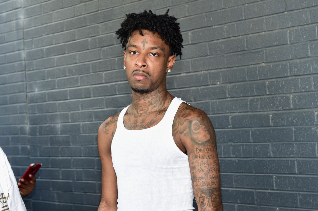 21 Savage explains why he bought King Von's sister, Kayla B, a Range Rover  – and didn't buy his own baby mama one