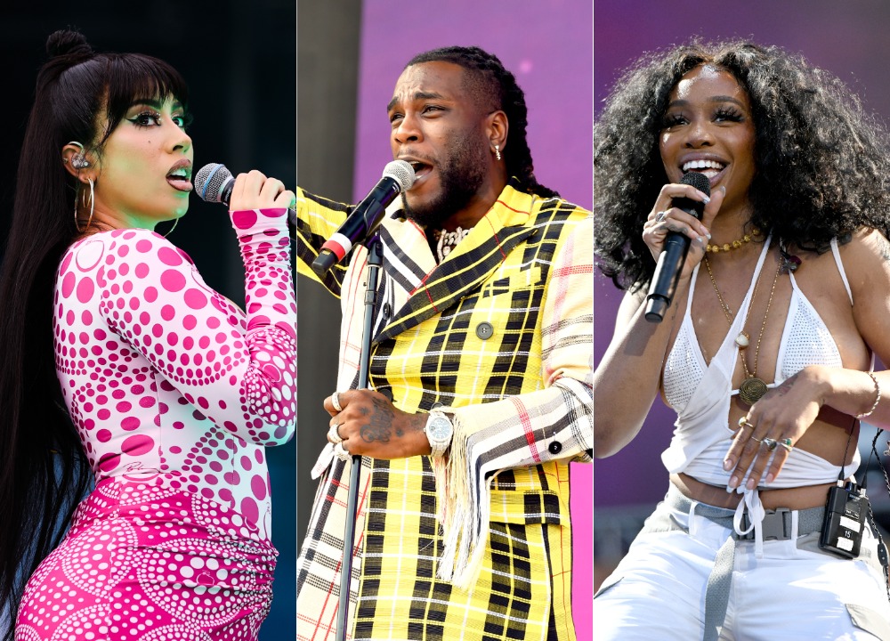 Burna Boy, Kali Uchis & SZA Secure Spots On This Week's 