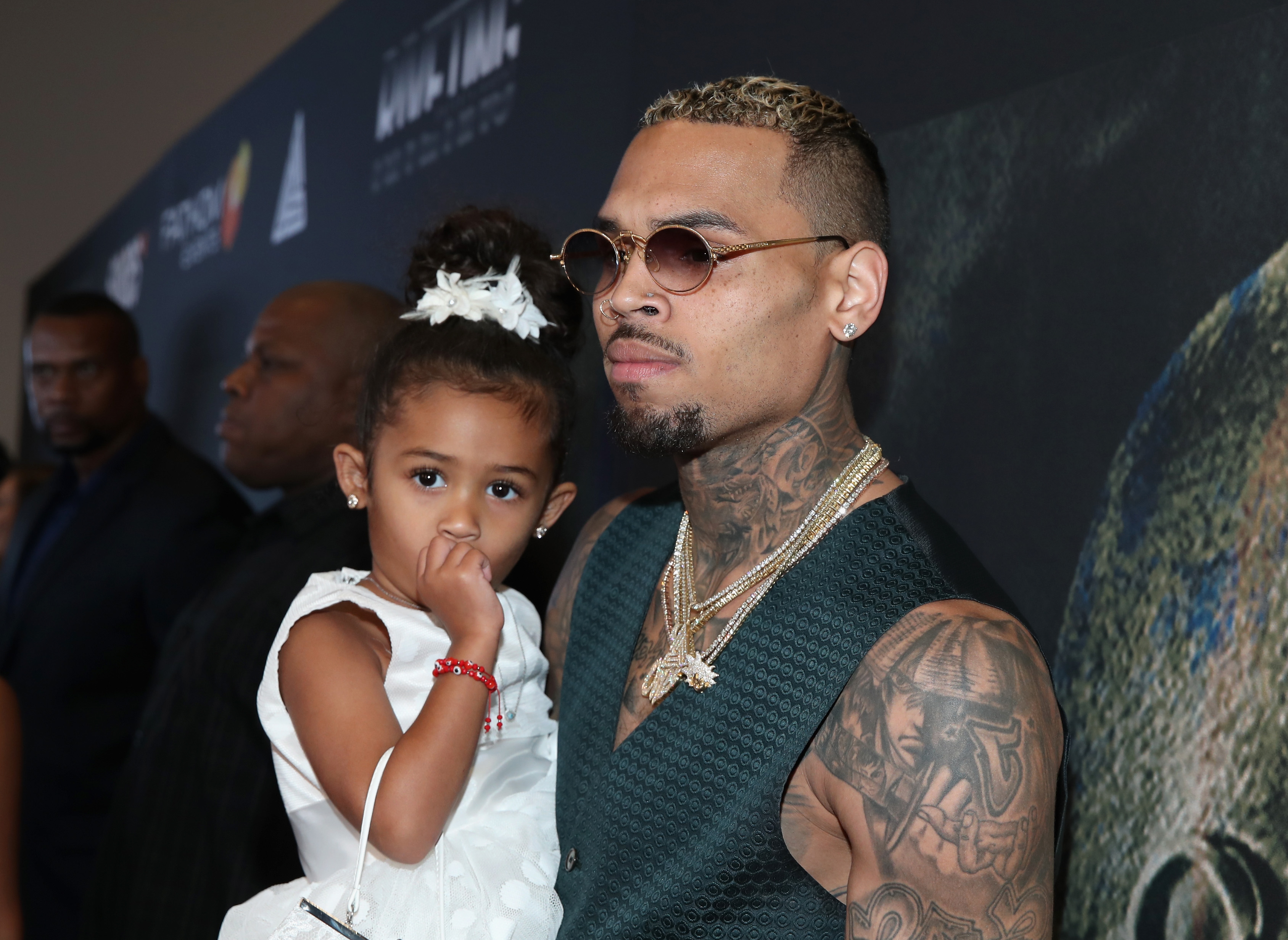Chris Brown And His Father