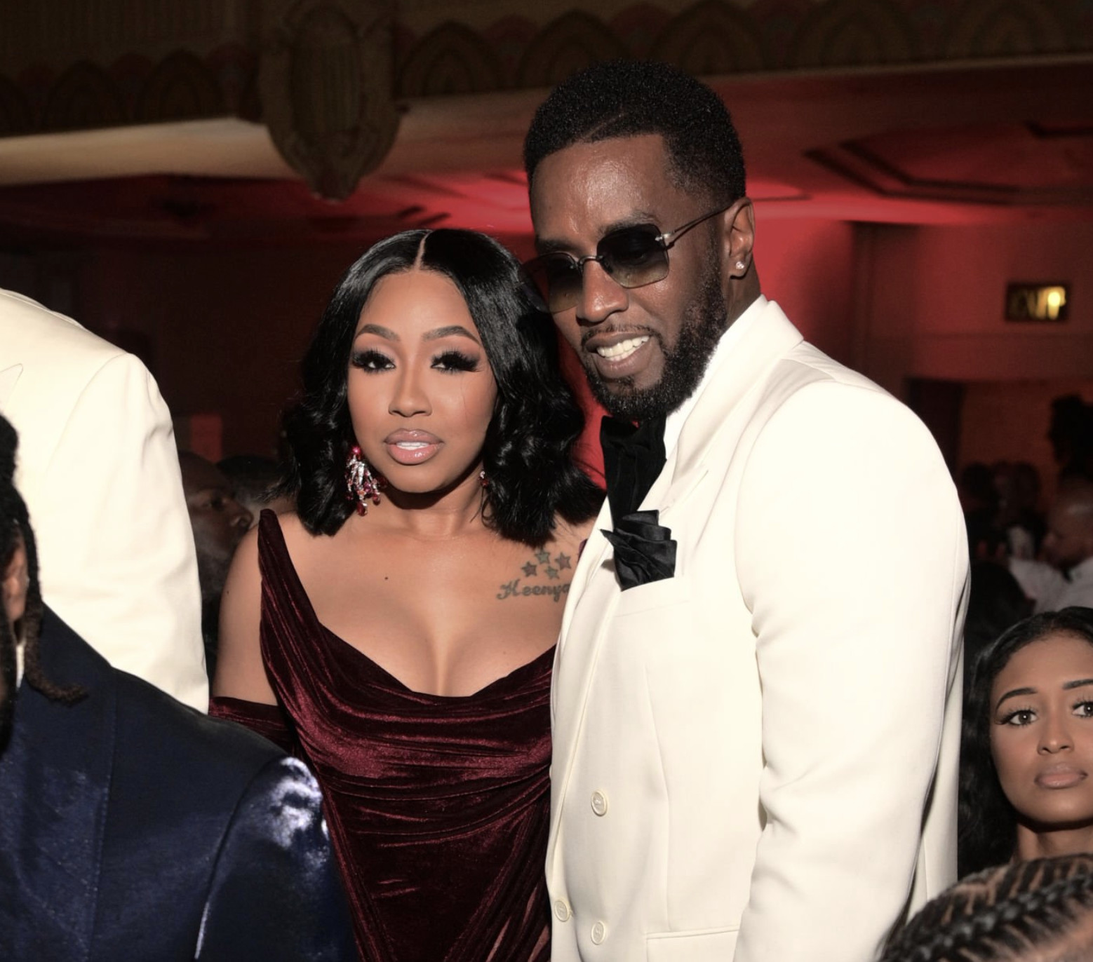 Diddy & Yung Miami Drink Shots To Their Exes While On Livestream