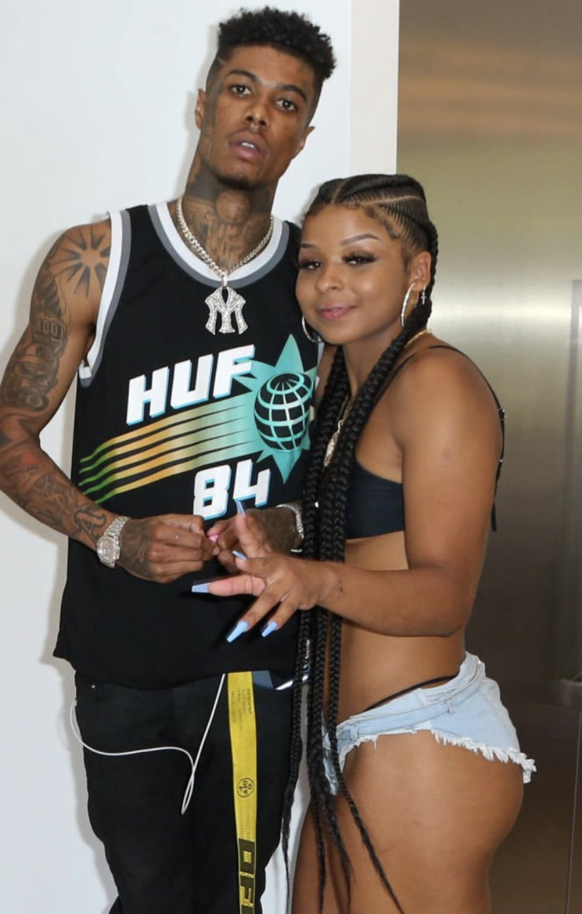 Blueface & Chrisean Rock Caught Hugged Up Outside Of Club Following Her Arrest