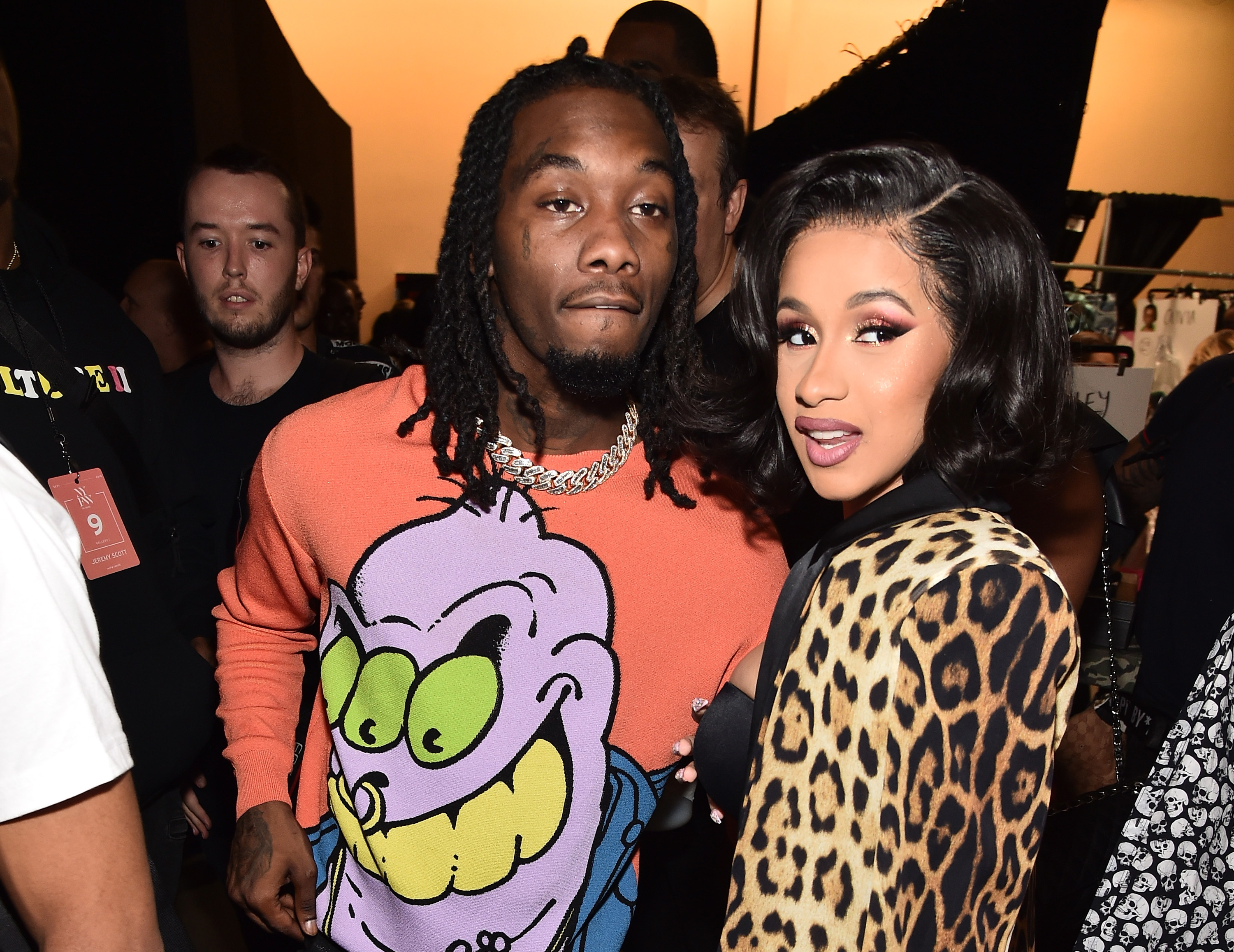 Offset Appears To Scramble To Hide Phone From Cardi B