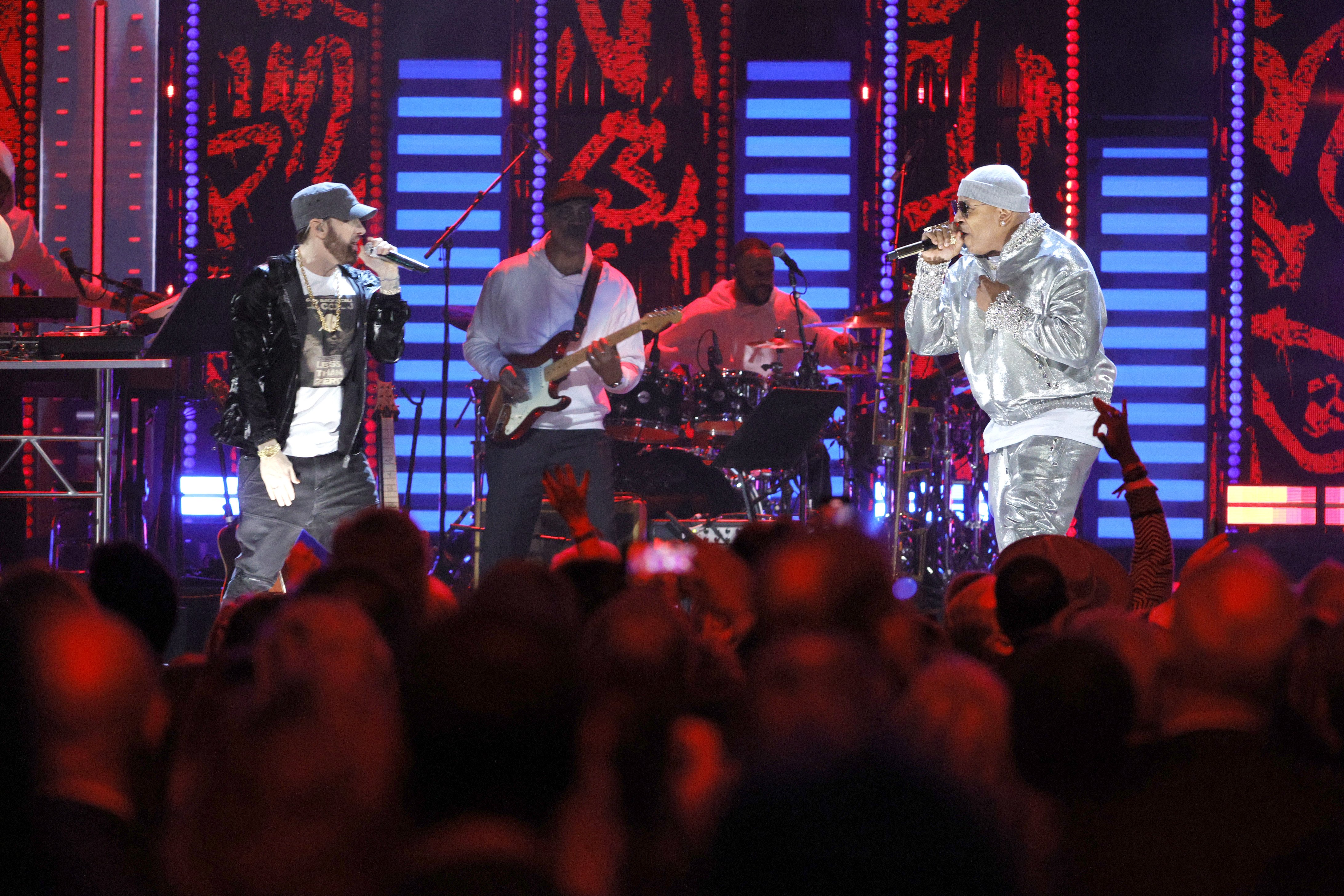 Eminem Was “Honoured” To Perform With LL Cool J At His Rock & Roll Hall Of Fame Induction