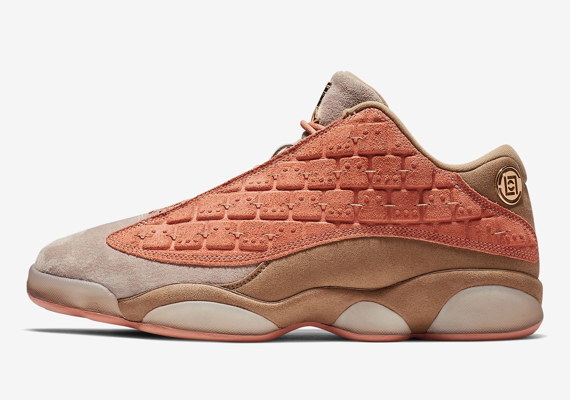 CLOT x Air Jordan 13 Low Terracotta Release